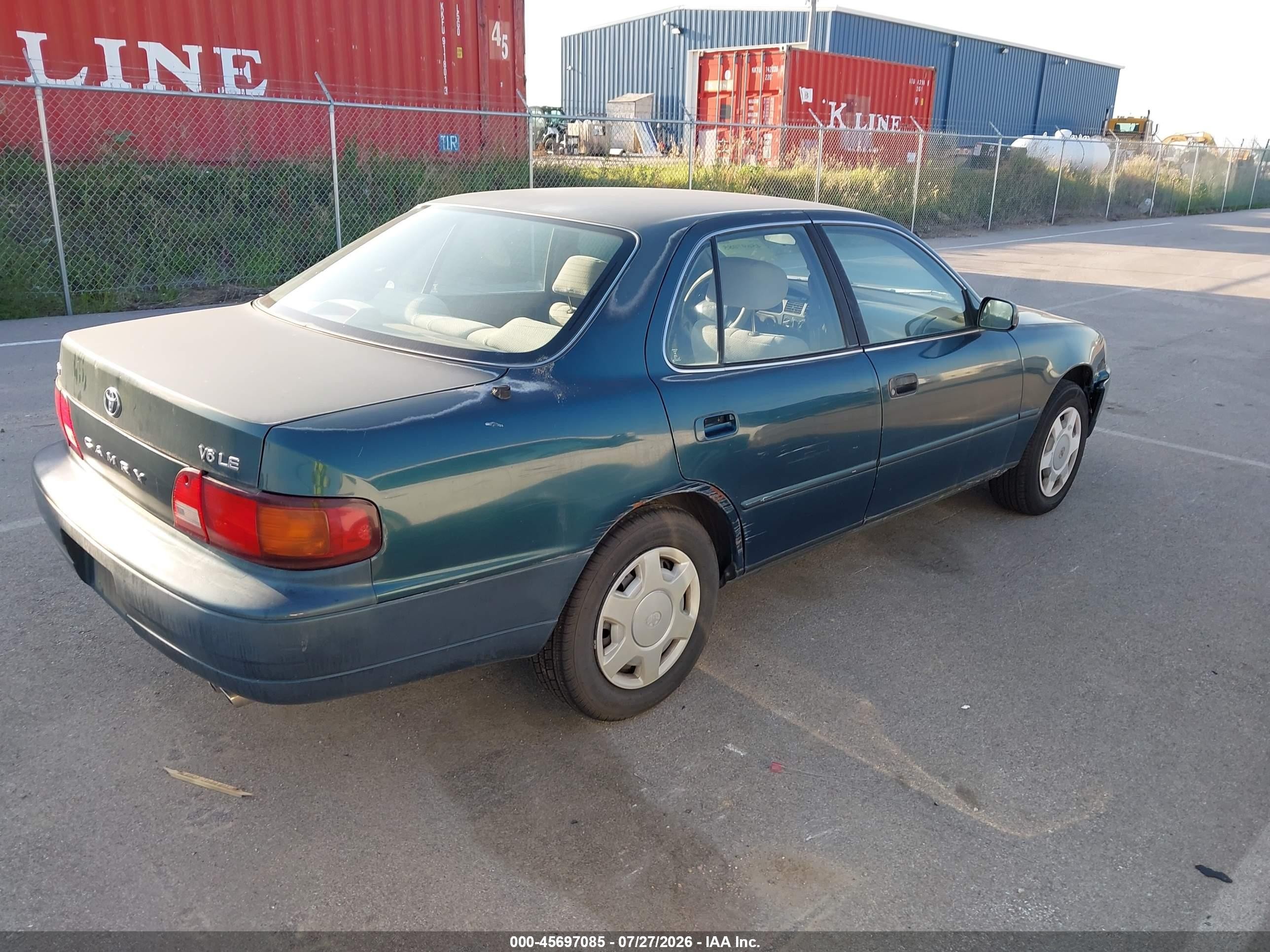 1996 Toyota Camry Le/xle/se Green vin: 4T1BF12K5TU866331