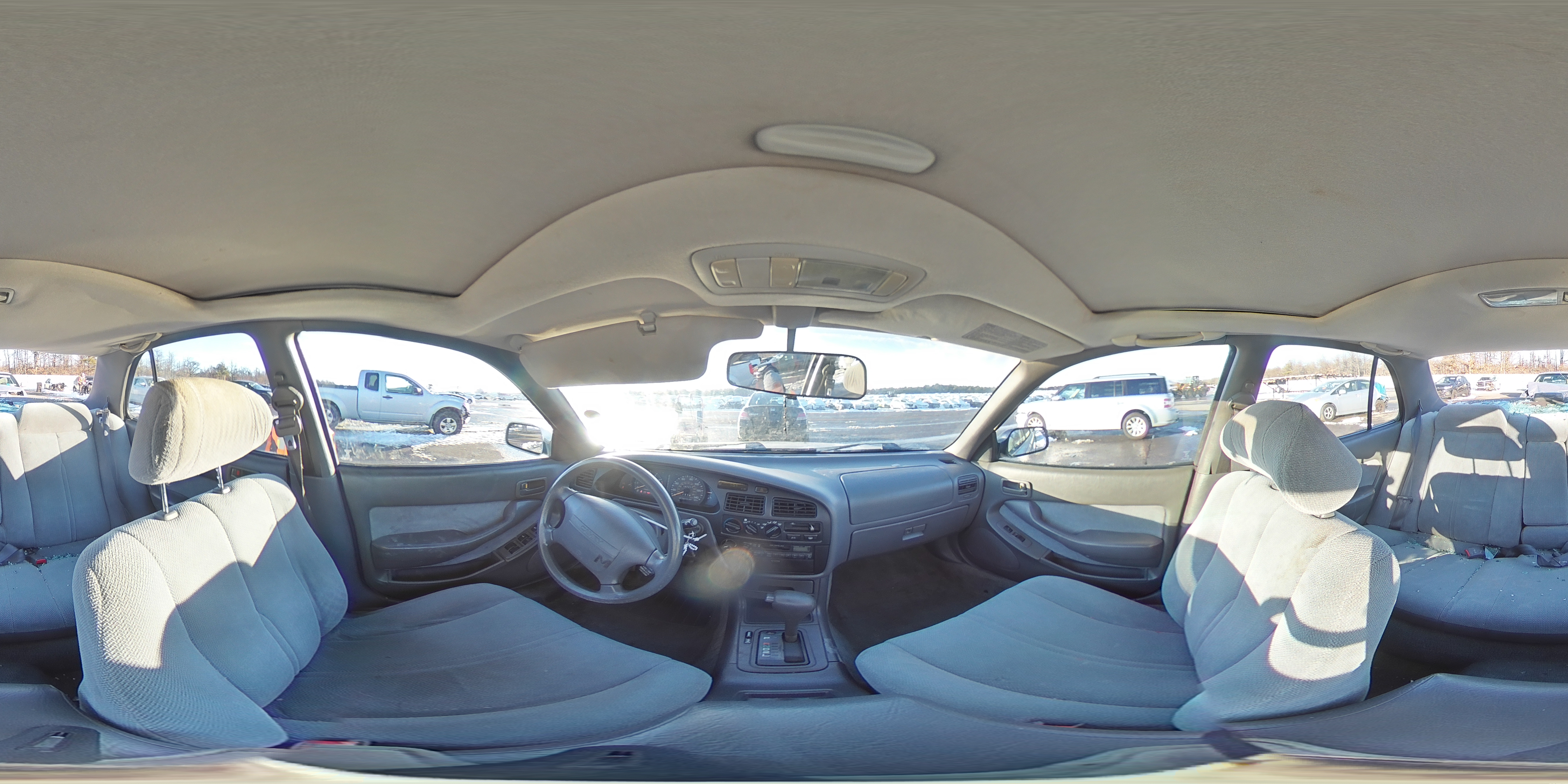 1996 Toyota Camry Le Silver vin: 4T1BF12K6TU127372