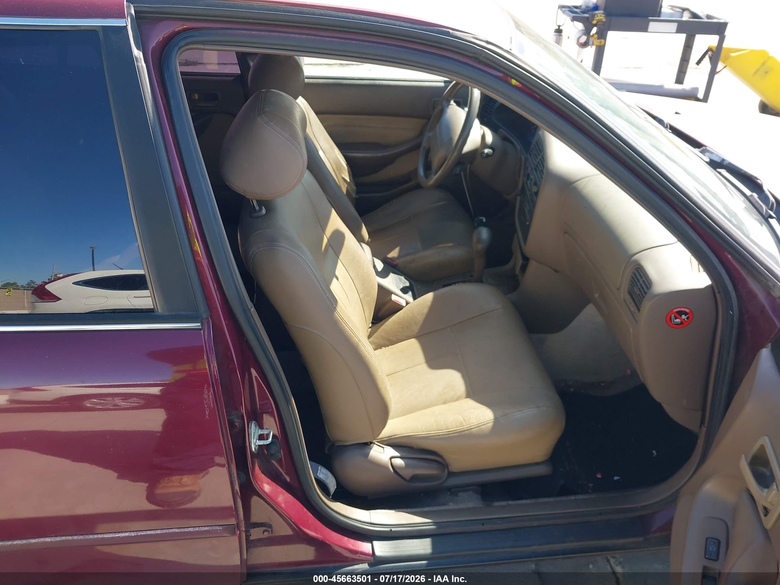 1996 Toyota Camry Le/xle/se Maroon vin: 4T1BF12KXTU138262