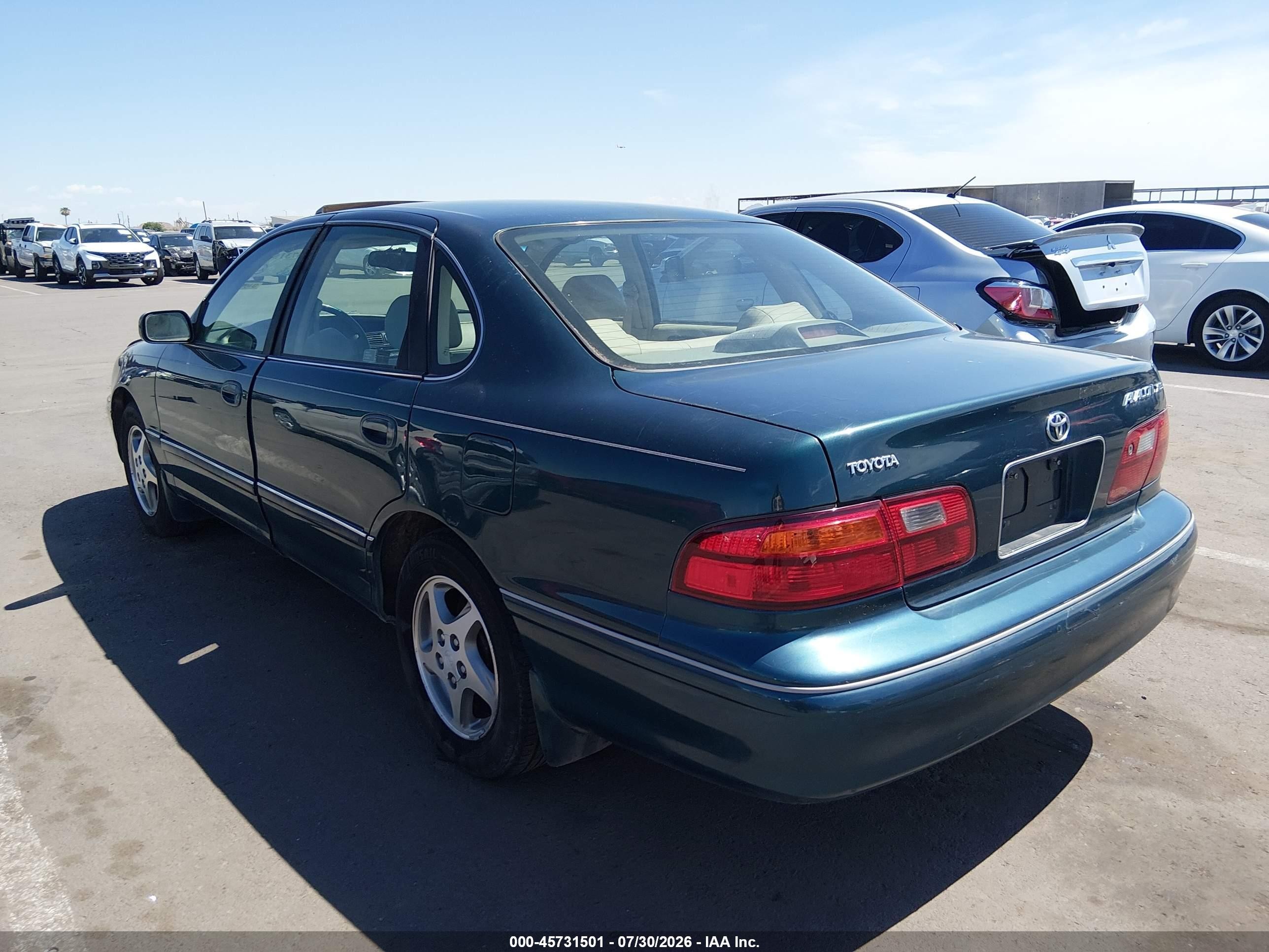 1998 Toyota Avalon Xls Green vin: 4T1BF18B1WU280981