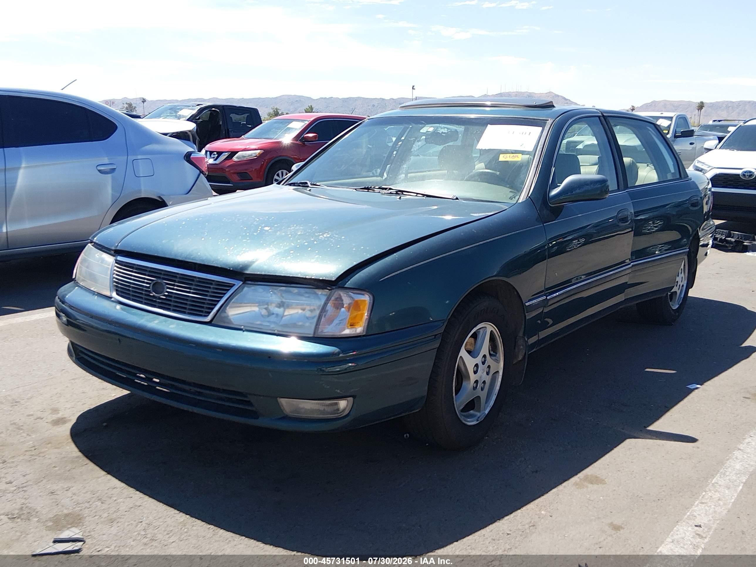 1998 Toyota Avalon Xls Green vin: 4T1BF18B1WU280981