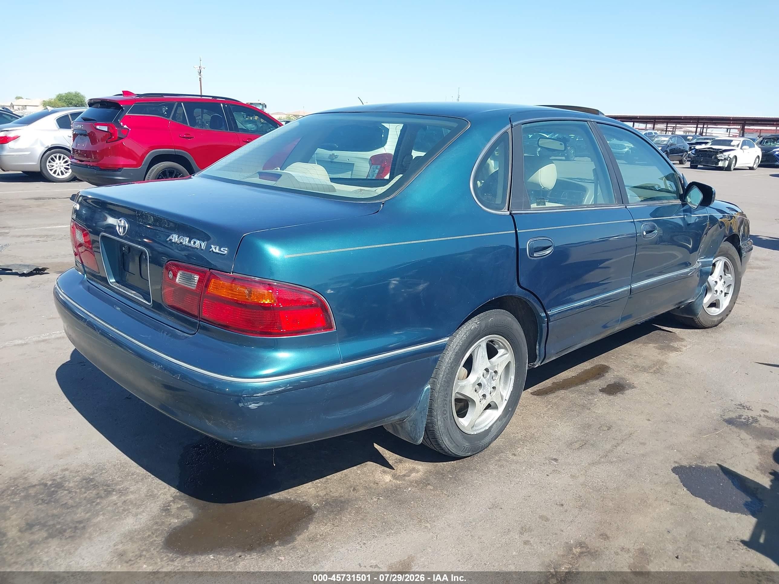 1998 Toyota Avalon Xls Green vin: 4T1BF18B1WU280981