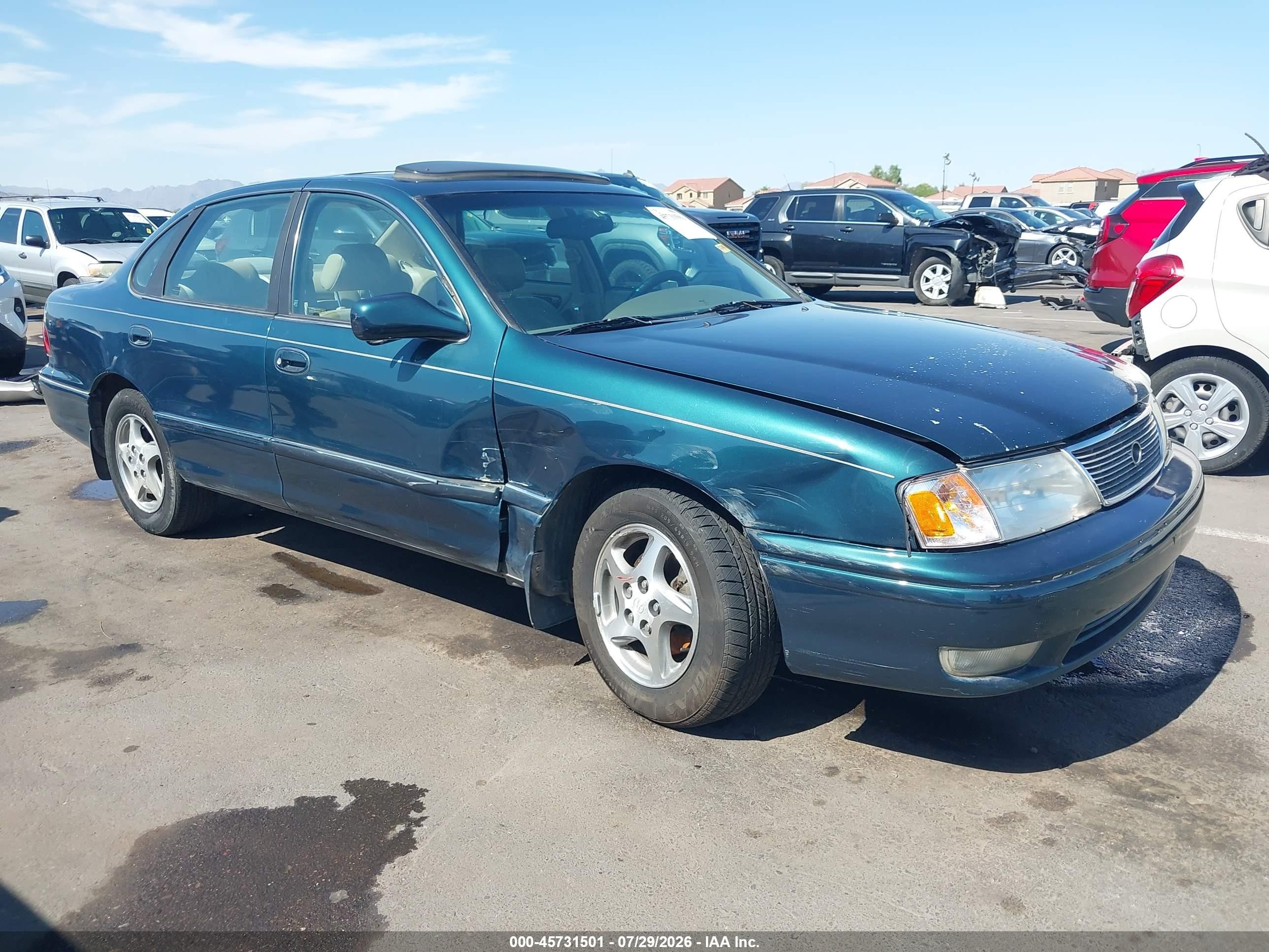 1998 Toyota Avalon Xls Green vin: 4T1BF18B1WU280981