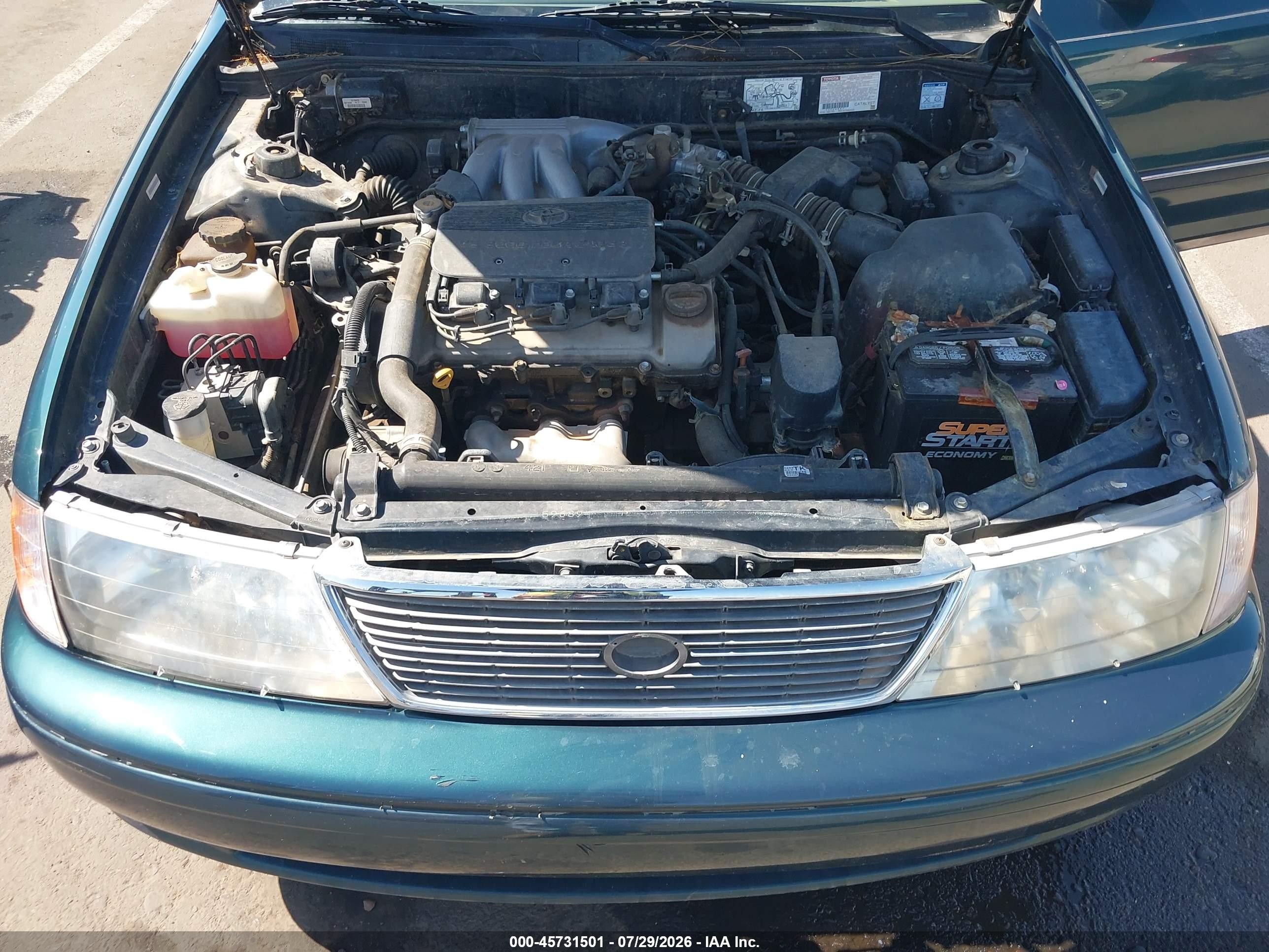 1998 Toyota Avalon Xls Green vin: 4T1BF18B1WU280981