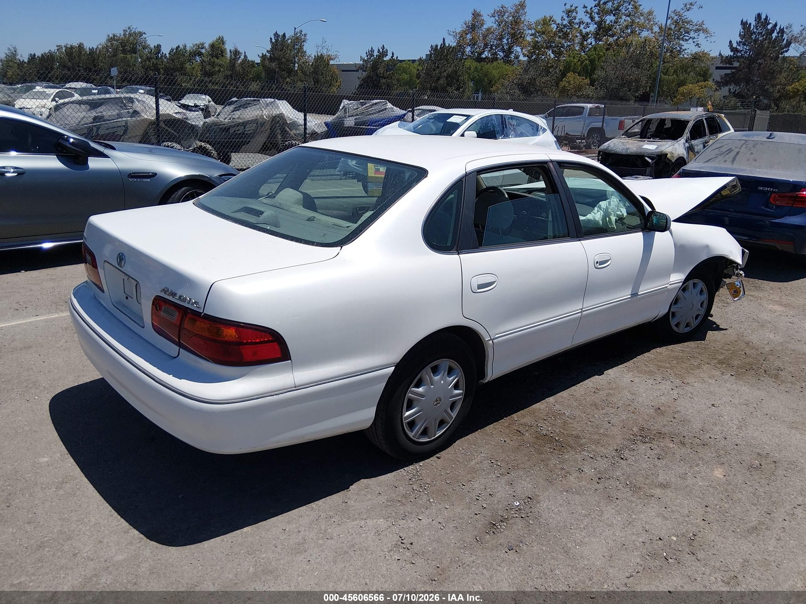 1999 Toyota Avalon Xl White vin: 4T1BF18B1XU306125