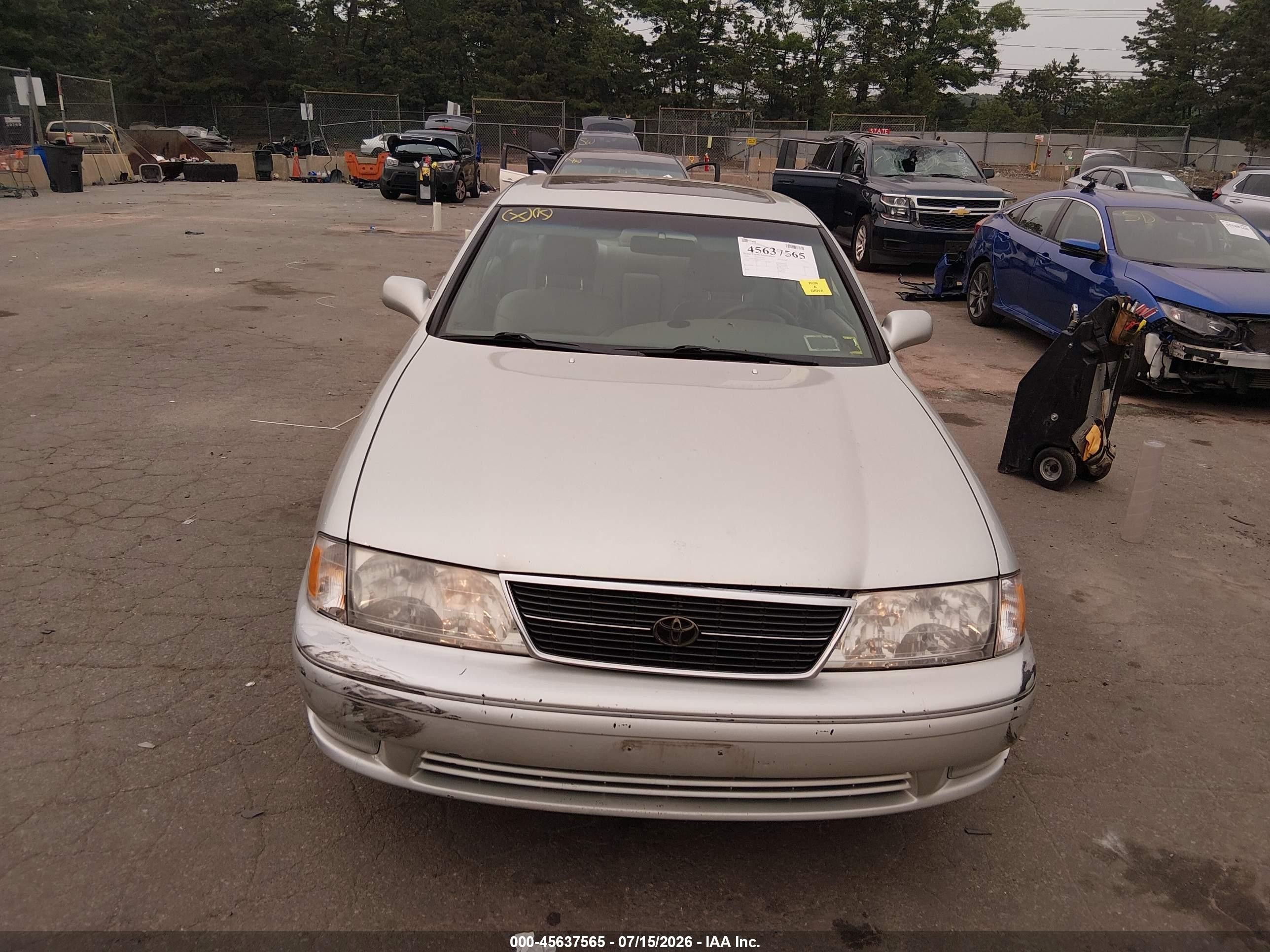 1999 Toyota Avalon Xls Gray vin: 4T1BF18B1XU319876