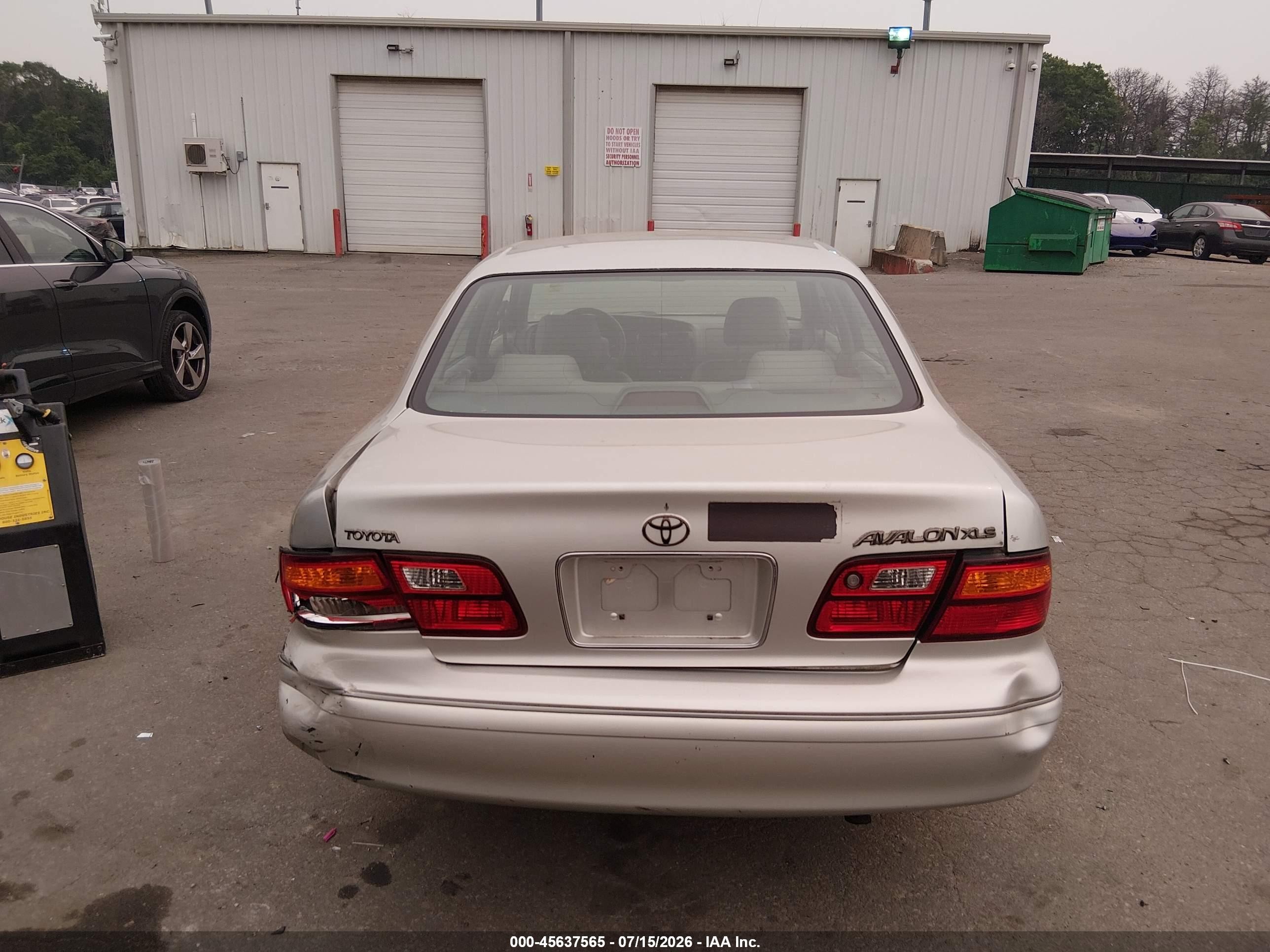 1999 Toyota Avalon Xls Gray vin: 4T1BF18B1XU319876