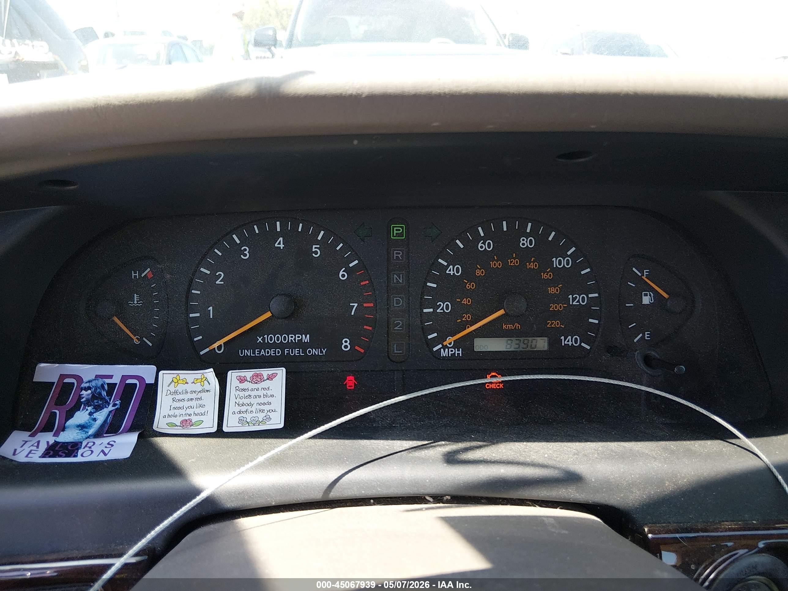 1998 Toyota Avalon Xls Коричневый vin: 4T1BF18B2WU263400
