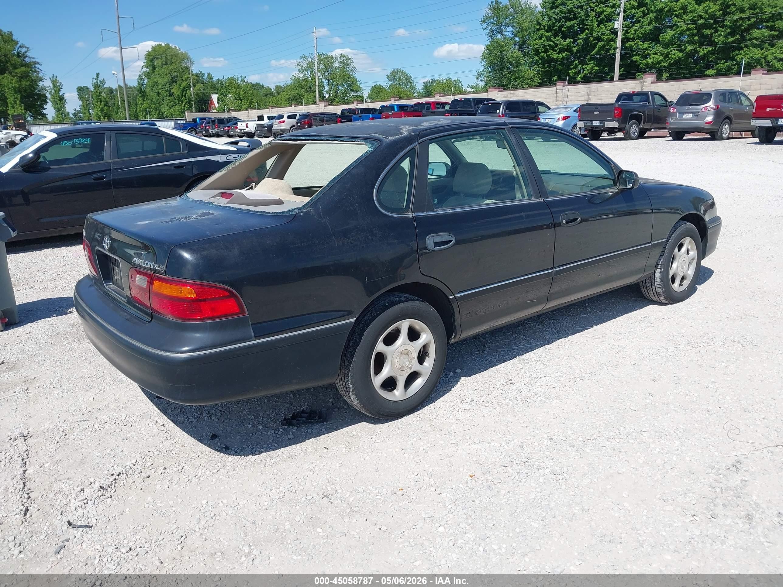 1998 Toyota Avalon Xls Black vin: 4T1BF18B4WU287004