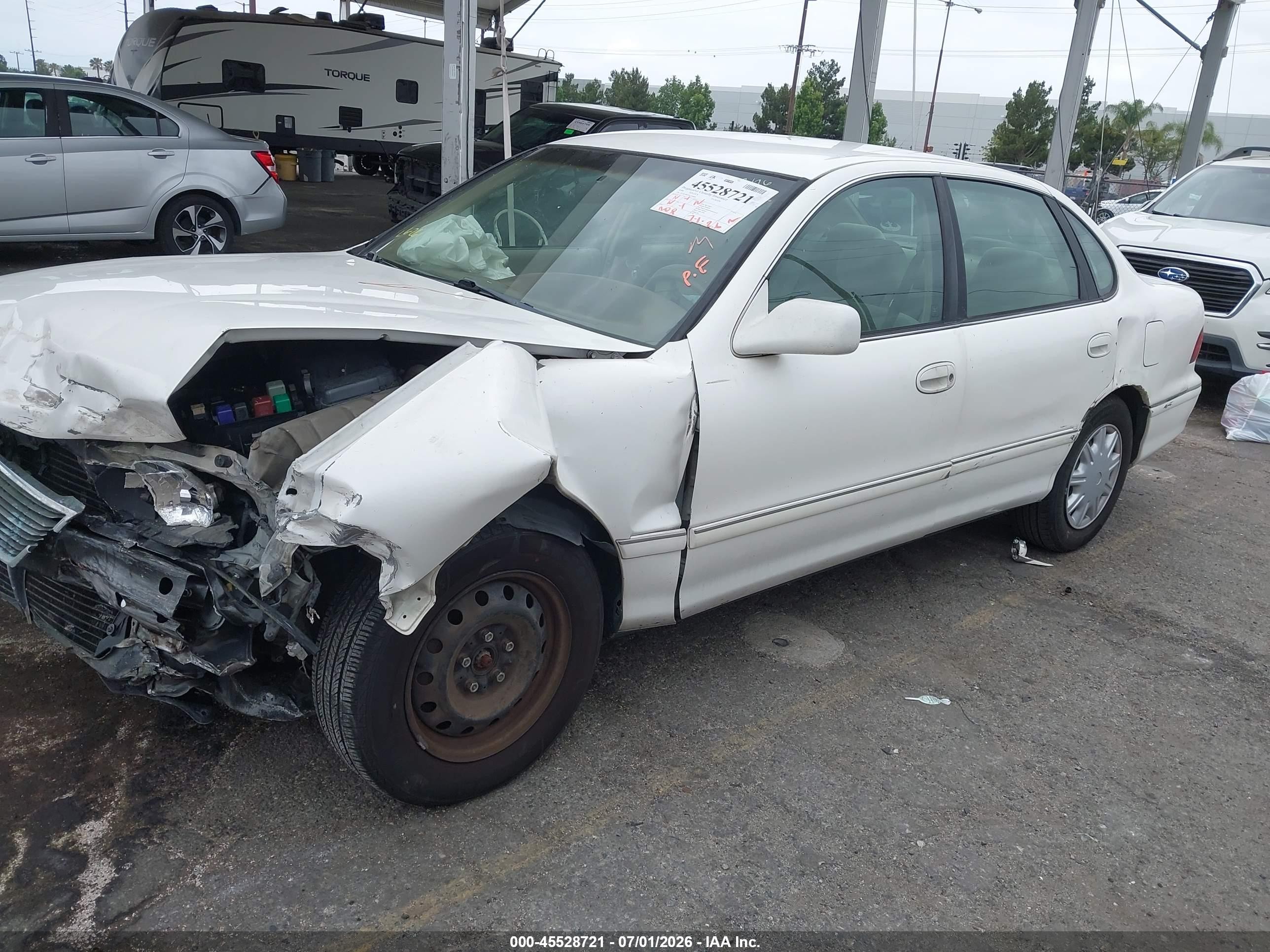 1998 Toyota Avalon Xl White vin: 4T1BF18B5WU249880