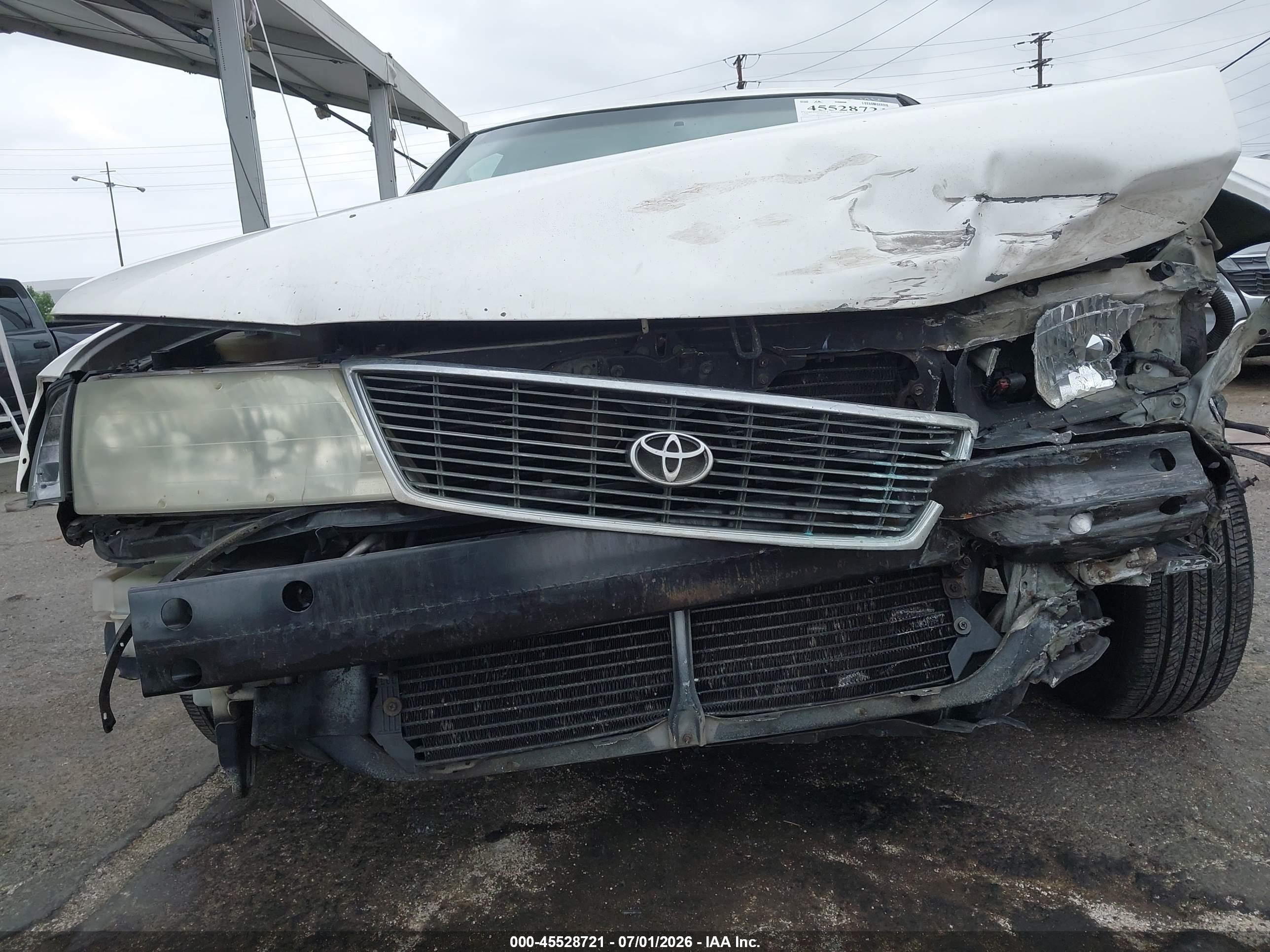 1998 Toyota Avalon Xl White vin: 4T1BF18B5WU249880