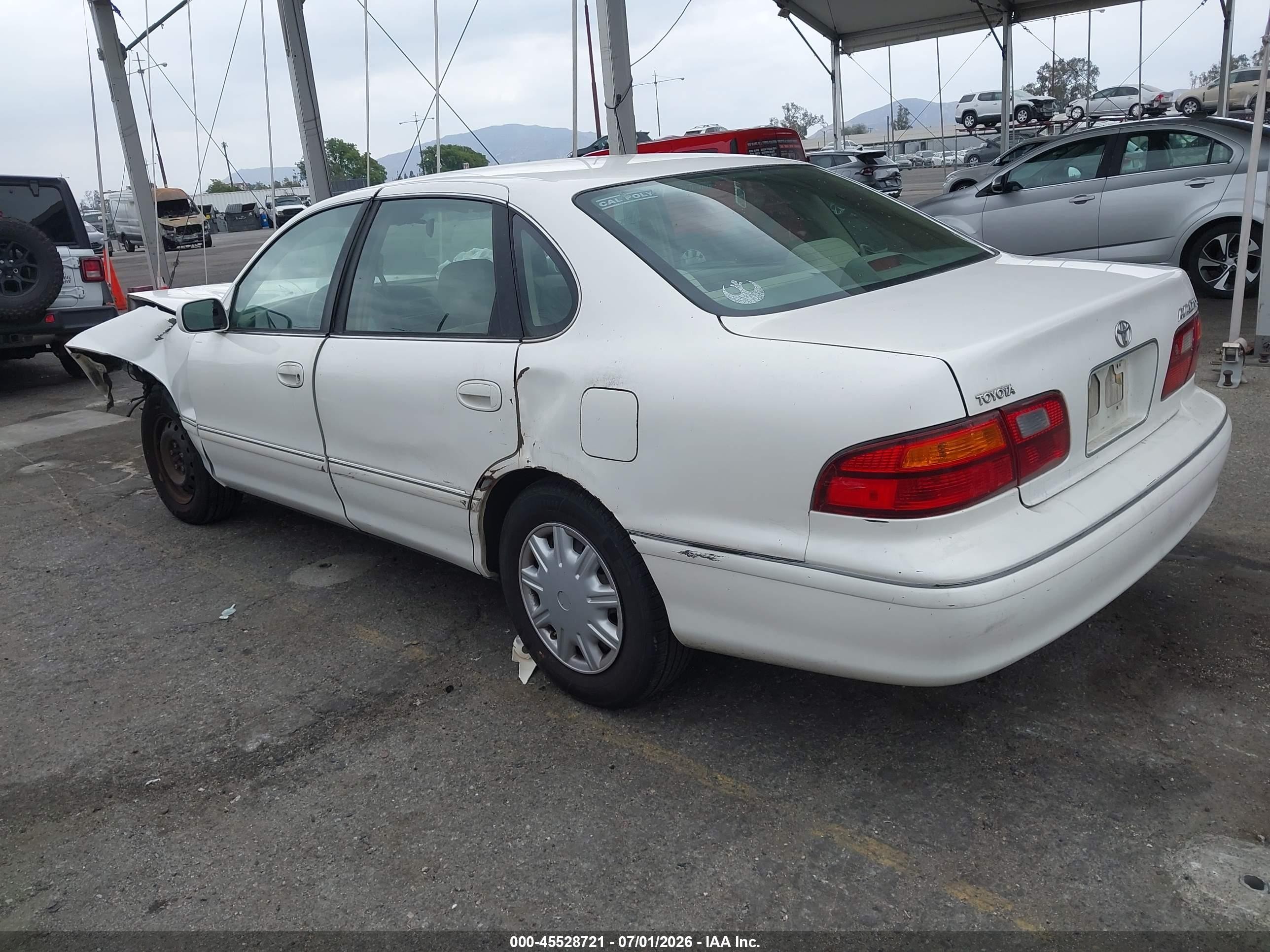 1998 Toyota Avalon Xl White vin: 4T1BF18B5WU249880