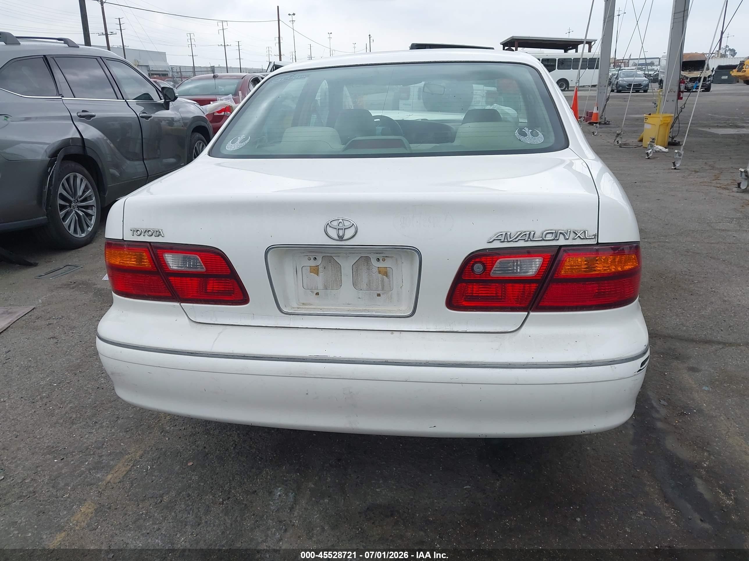 1998 Toyota Avalon Xl White vin: 4T1BF18B5WU249880