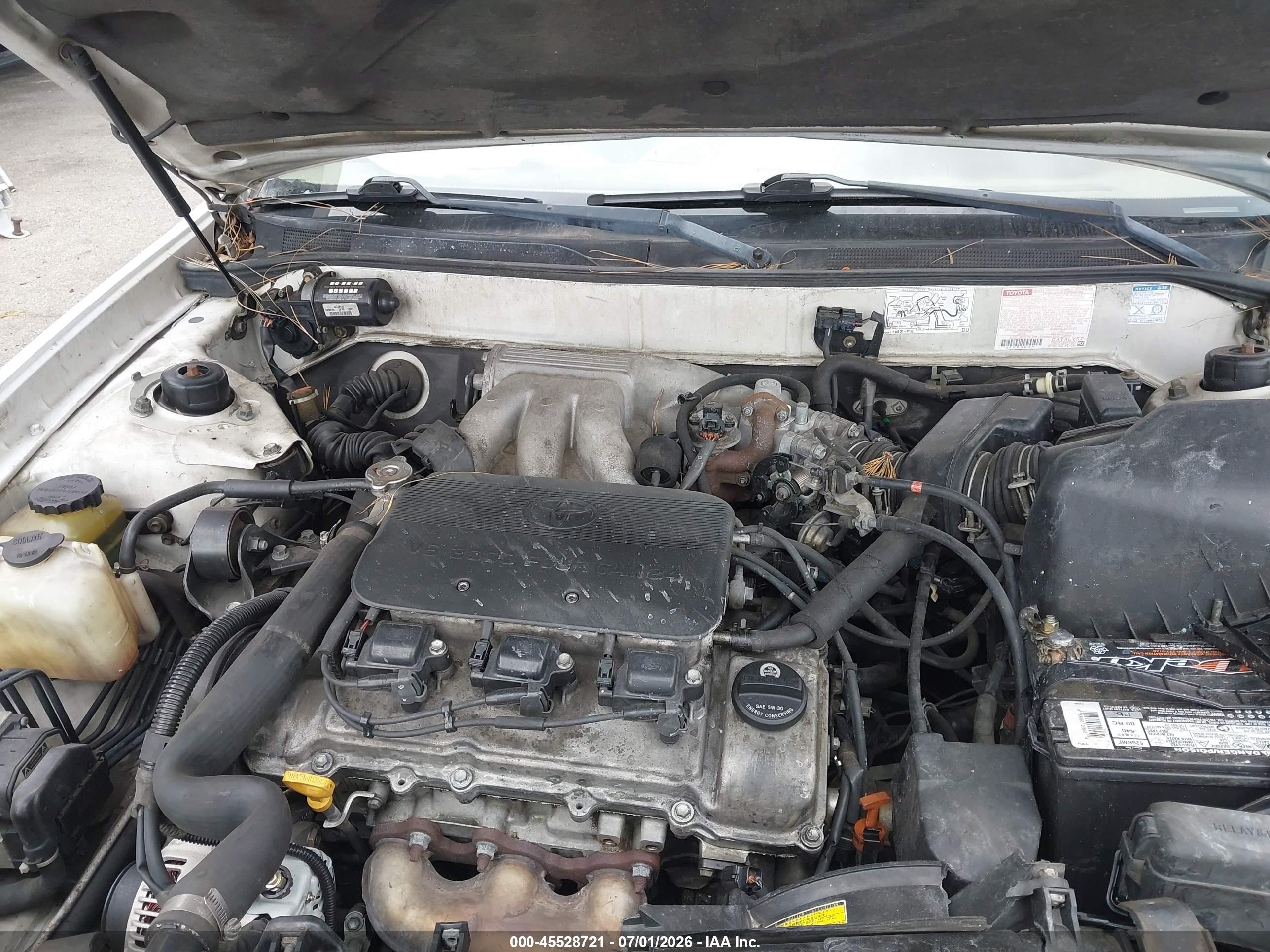 1998 Toyota Avalon Xl White vin: 4T1BF18B5WU249880