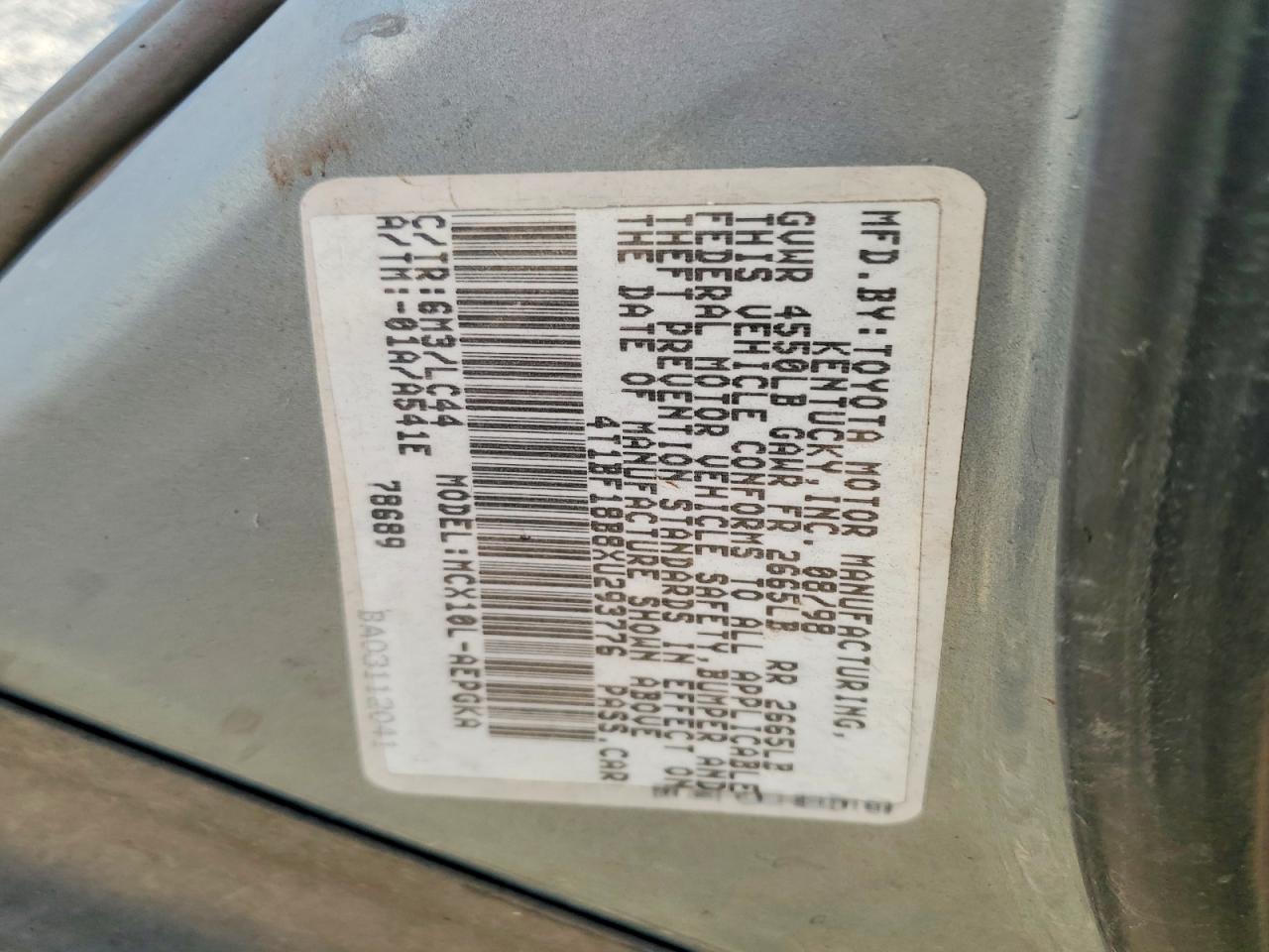 1999 Toyota Avalon Xls Blue vin: 4T1BF18B8XU293776