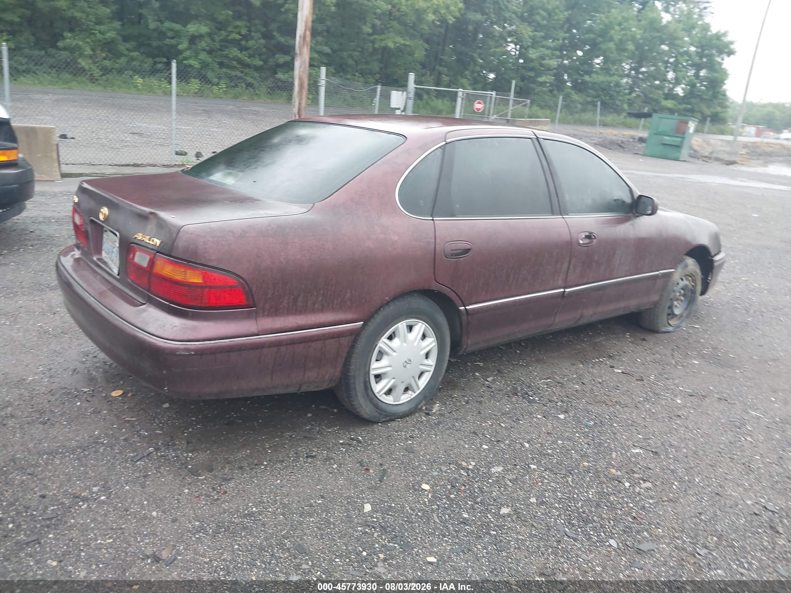 1998 Toyota Avalon Xl Maroon vin: 4T1BF18B9WU248022