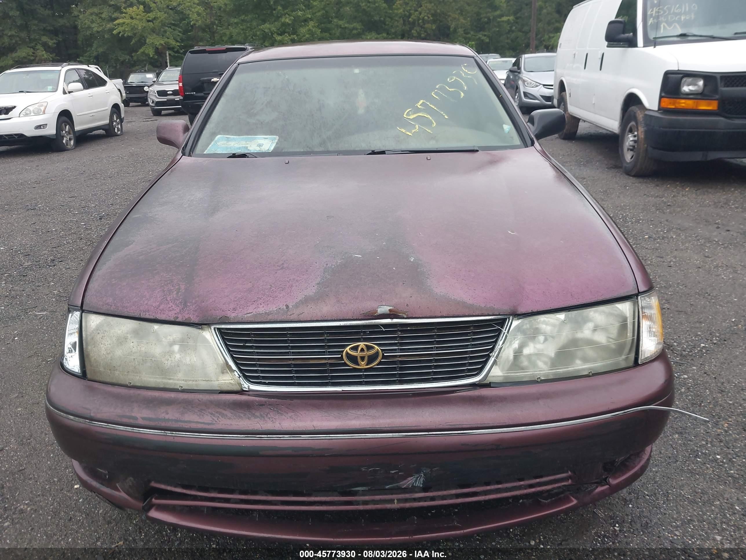 1998 Toyota Avalon Xl Maroon vin: 4T1BF18B9WU248022