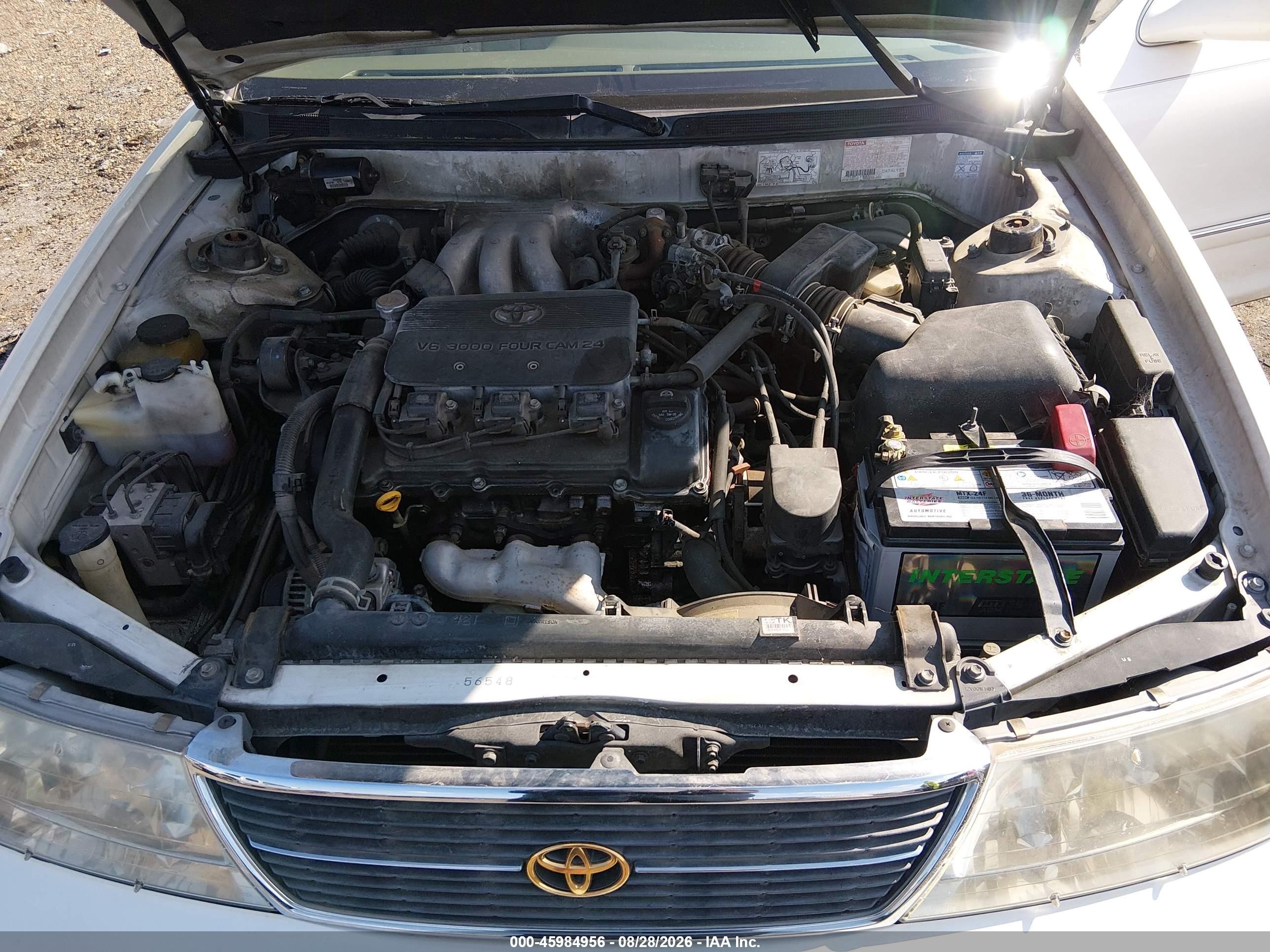 1998 Toyota Avalon Xls White vin: 4T1BF18B9WU278489