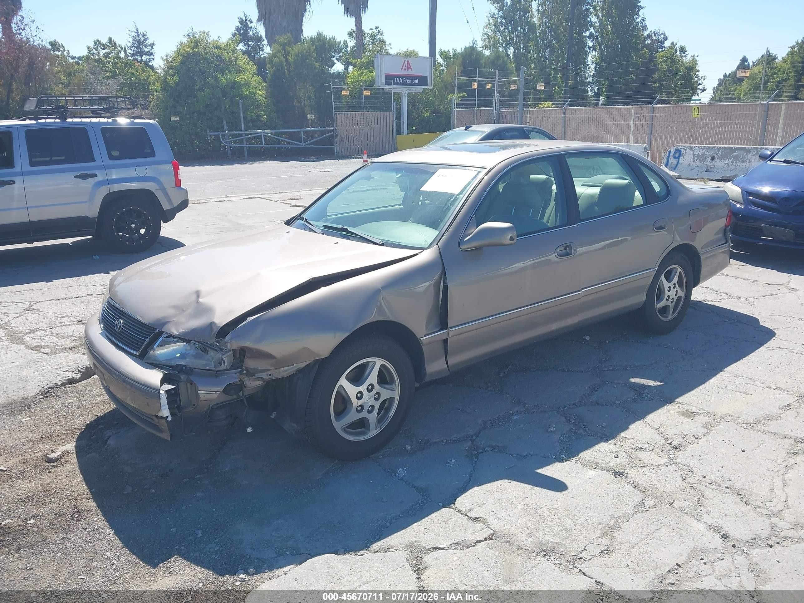 1998 Toyota Avalon Xls Beige vin: 4T1BF18BXWU212257