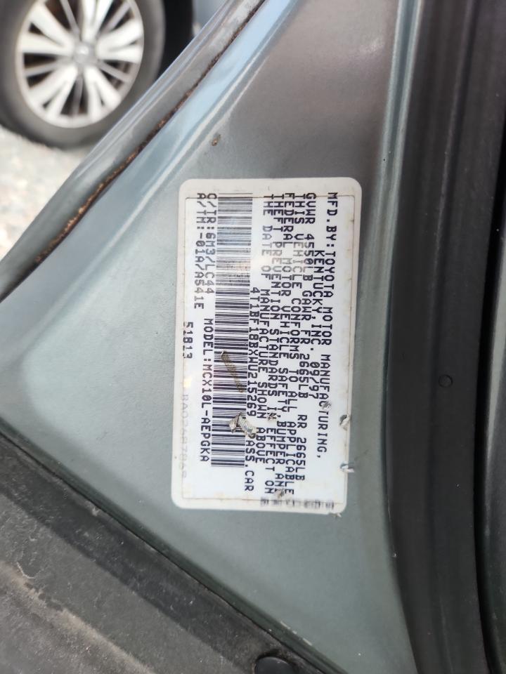 1998 Toyota Avalon Xls Бирюзовый vin: 4T1BF18BXWU215269