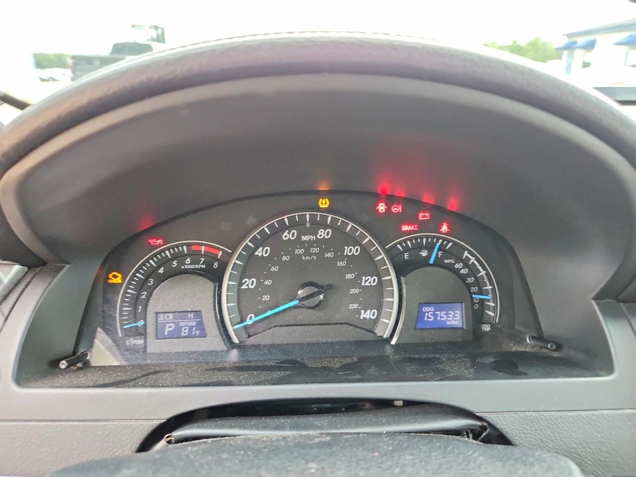 2012 Toyota Camry Le Черный vin: 4T1BF1FK0CU006654