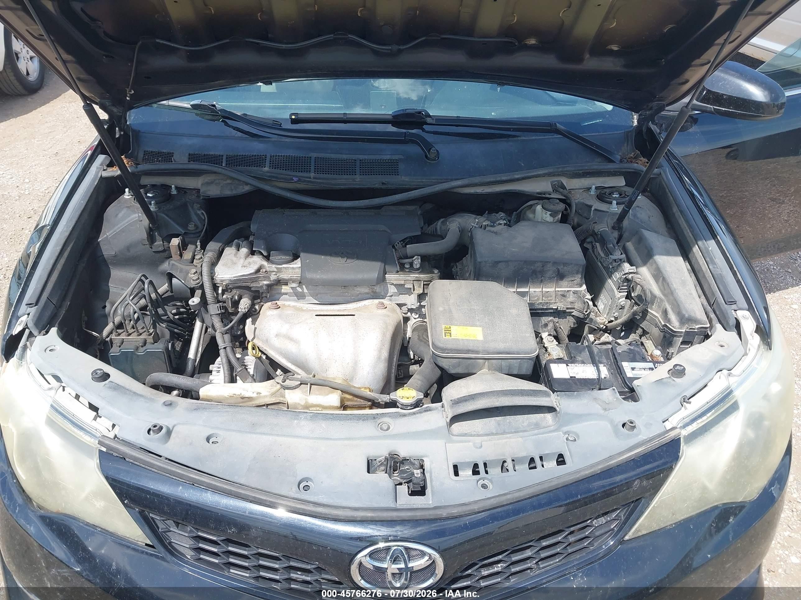 2012 Toyota Camry Se Black vin: 4T1BF1FK0CU014382