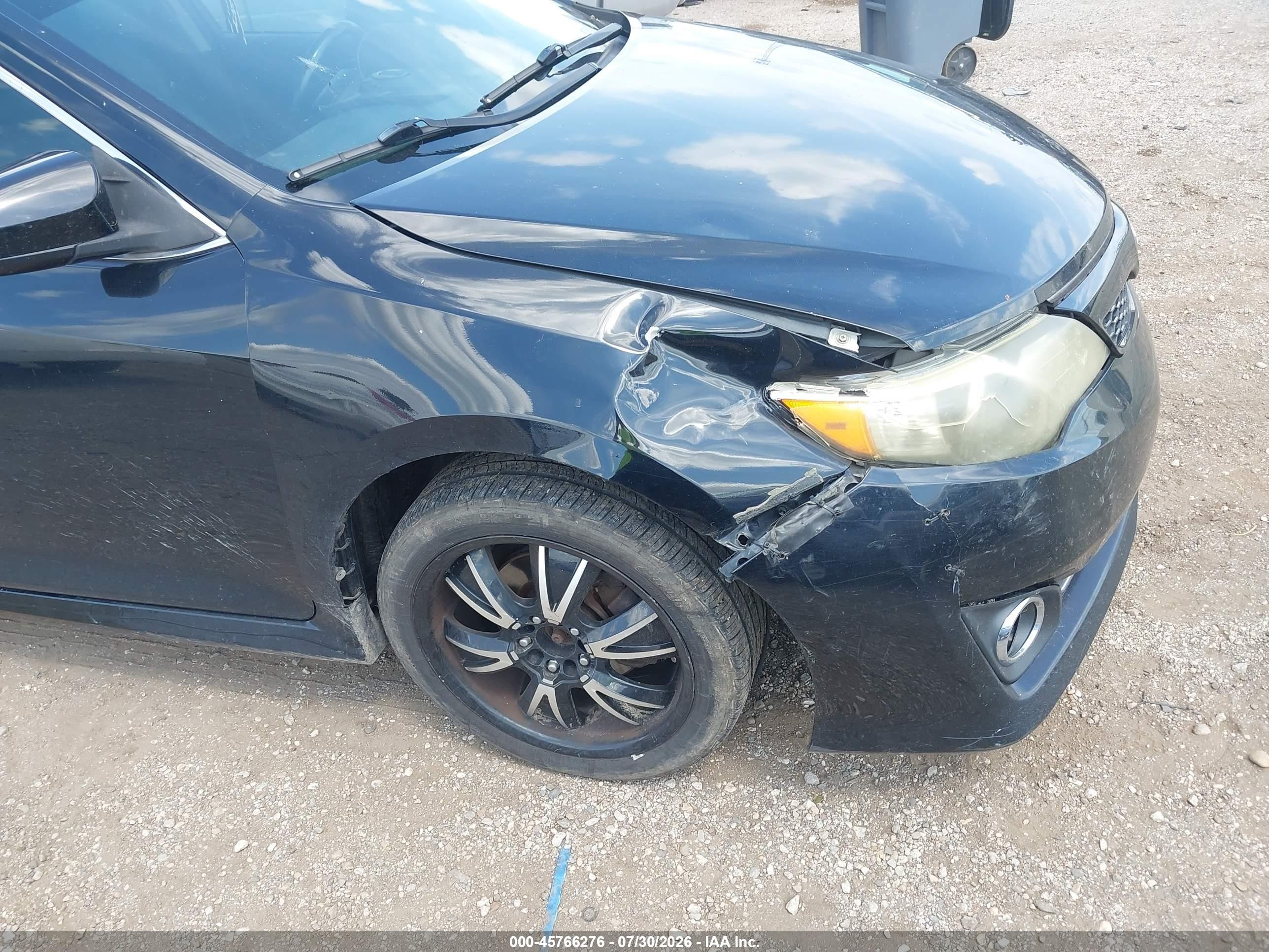 2012 Toyota Camry Se Black vin: 4T1BF1FK0CU014382