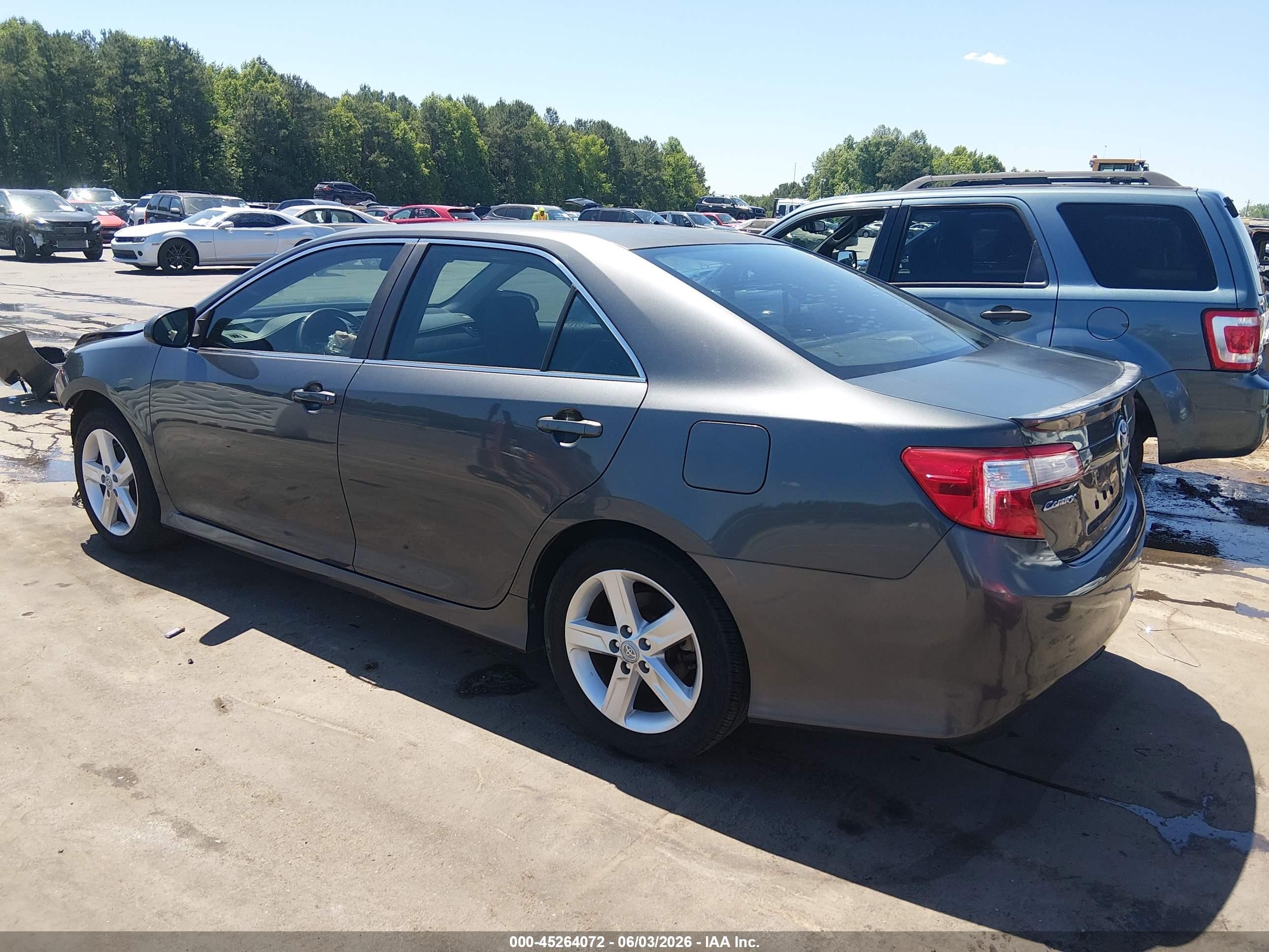 2012 Toyota Camry Se Gray vin: 4T1BF1FK0CU030789