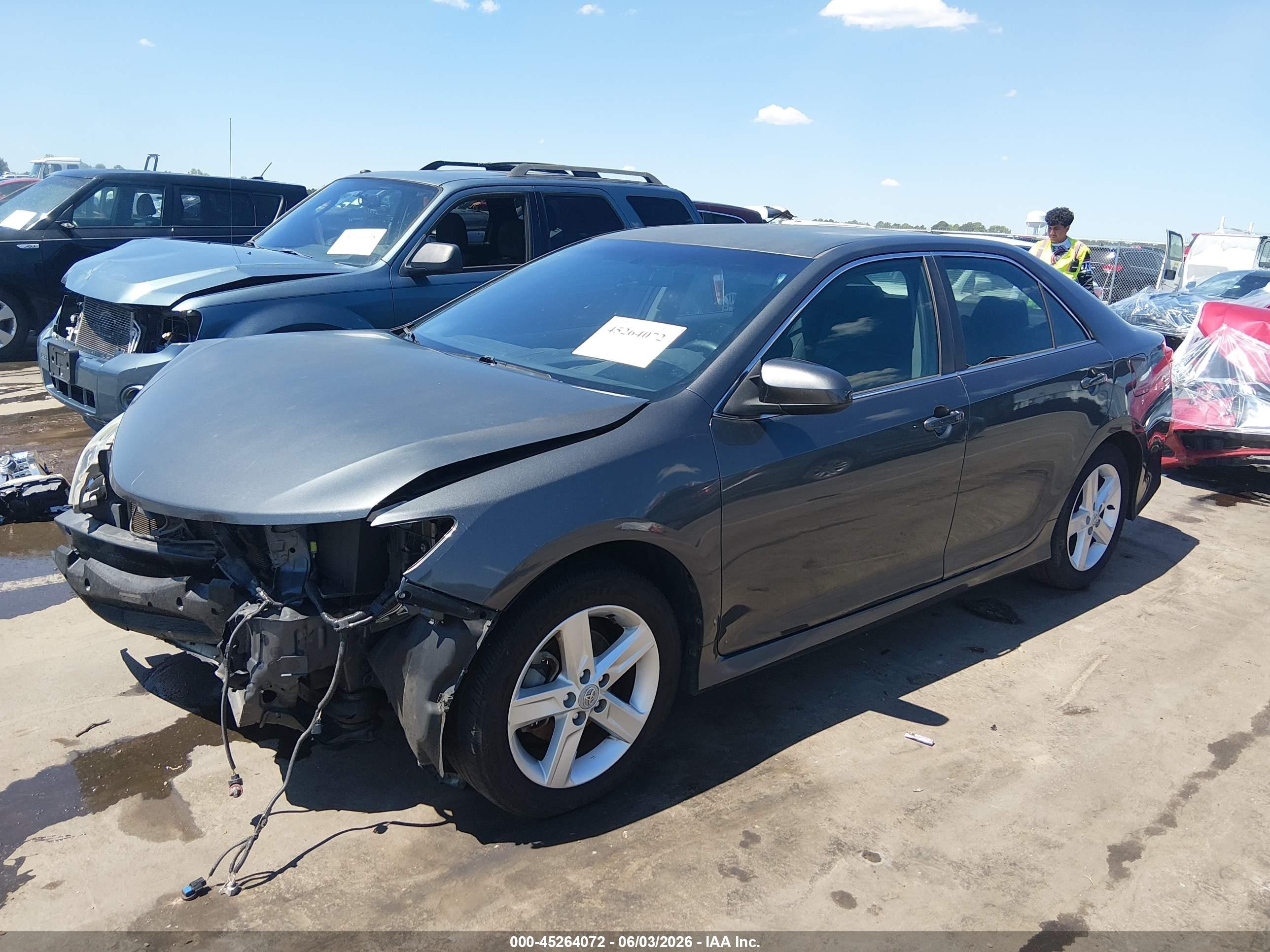2012 Toyota Camry Se Gray vin: 4T1BF1FK0CU030789