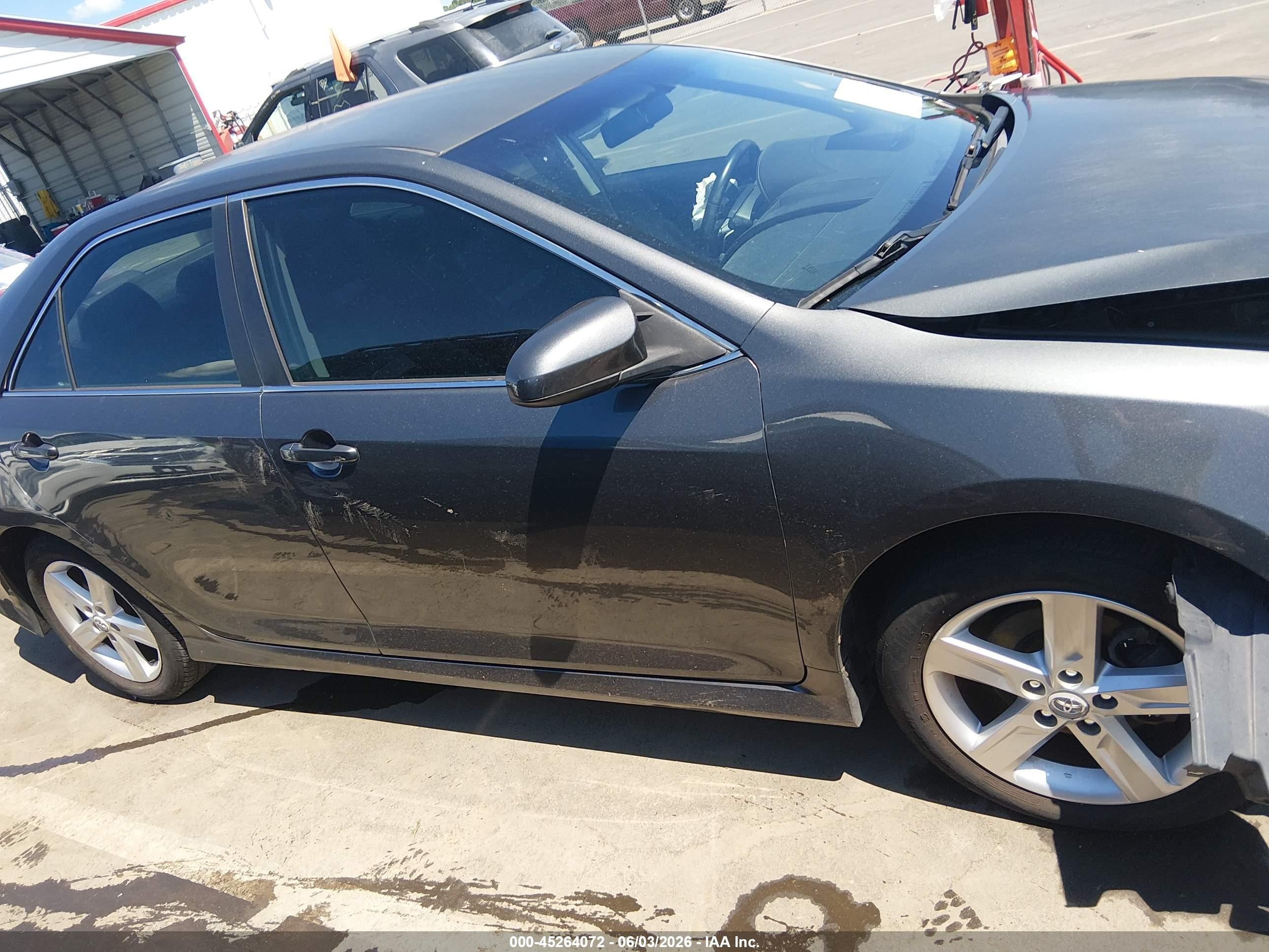 2012 Toyota Camry Se Gray vin: 4T1BF1FK0CU030789