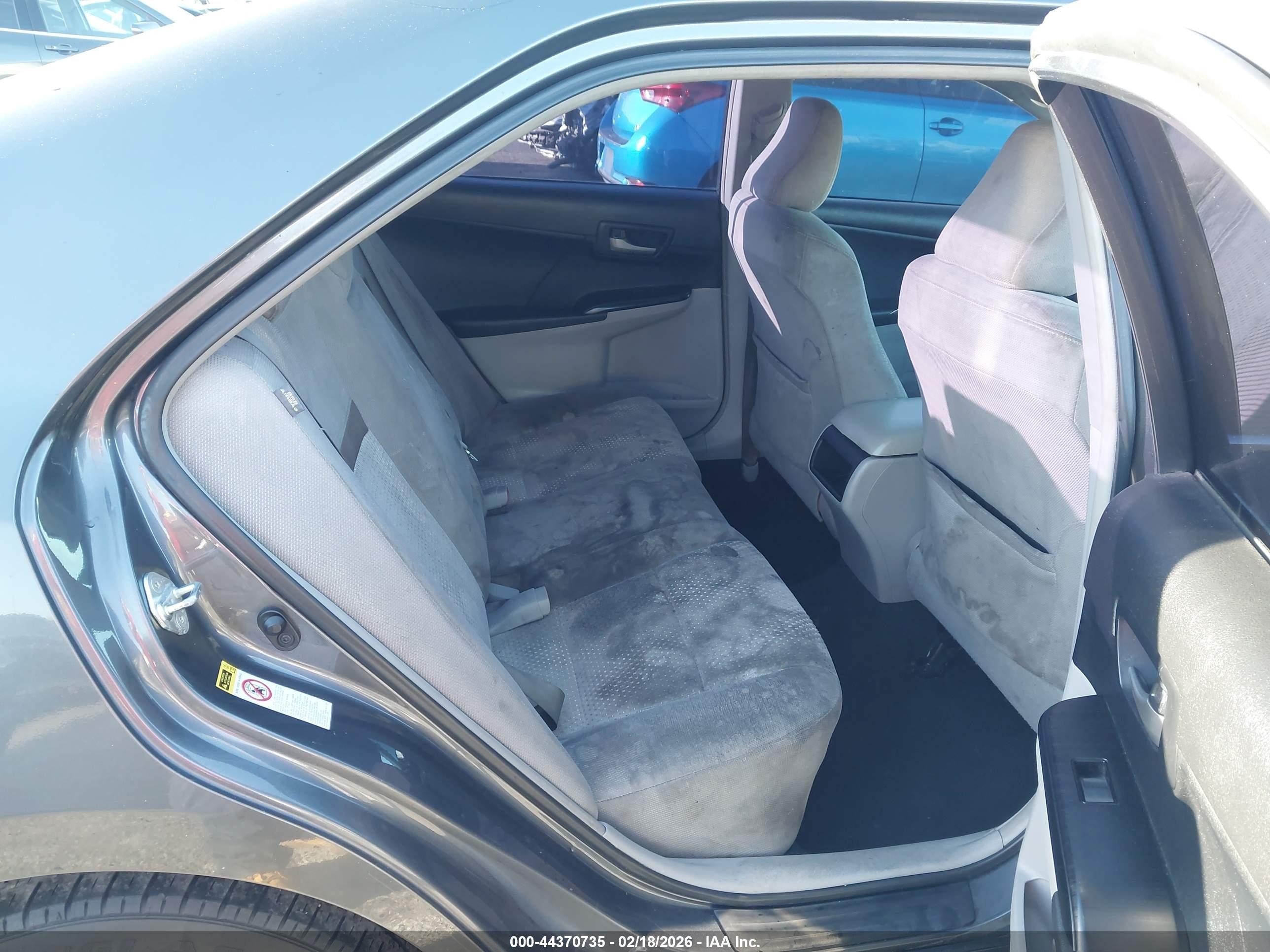 2012 Toyota Camry Le Gray vin: 4T1BF1FK0CU036785