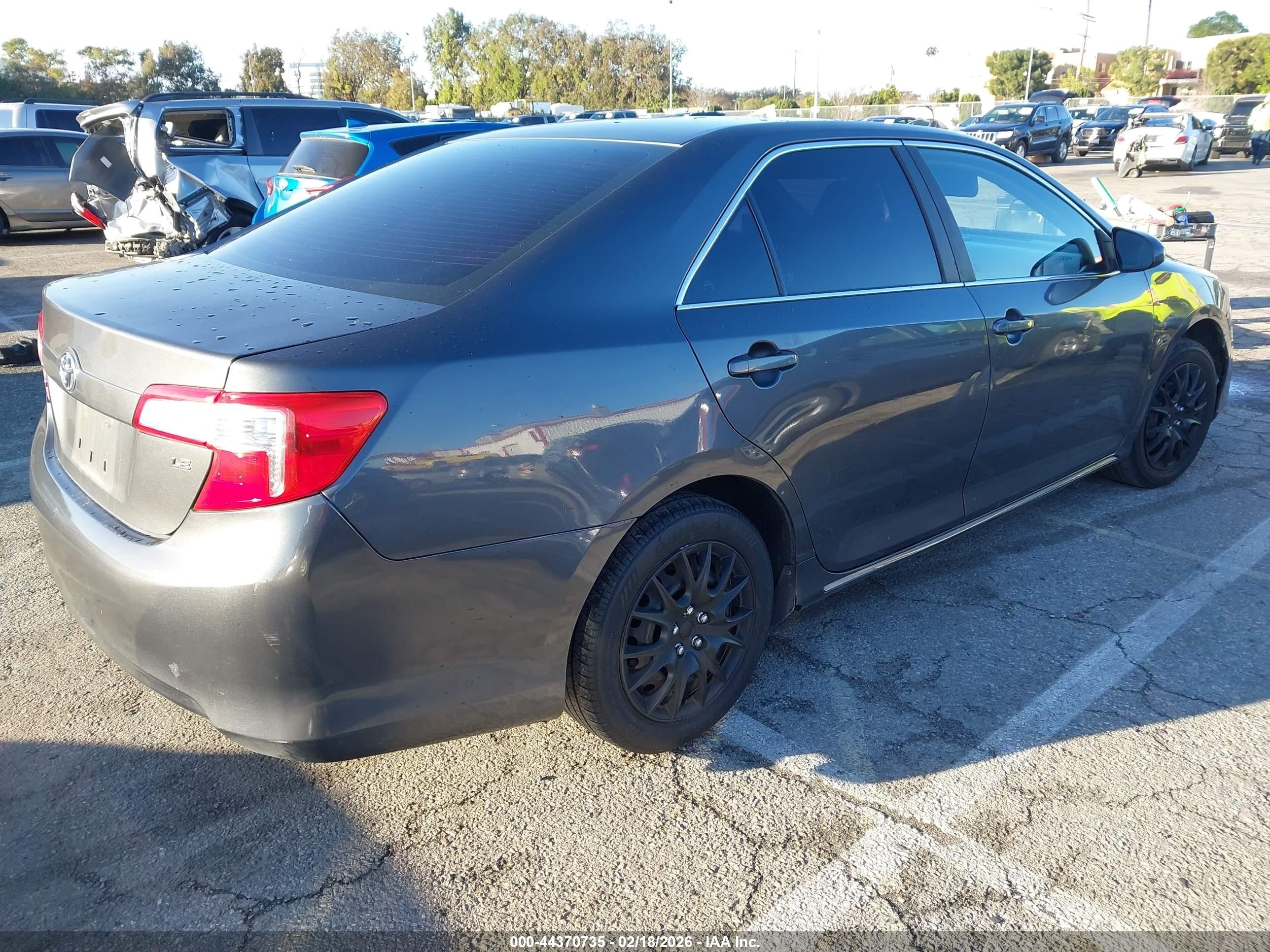 2012 Toyota Camry Le Gray vin: 4T1BF1FK0CU036785