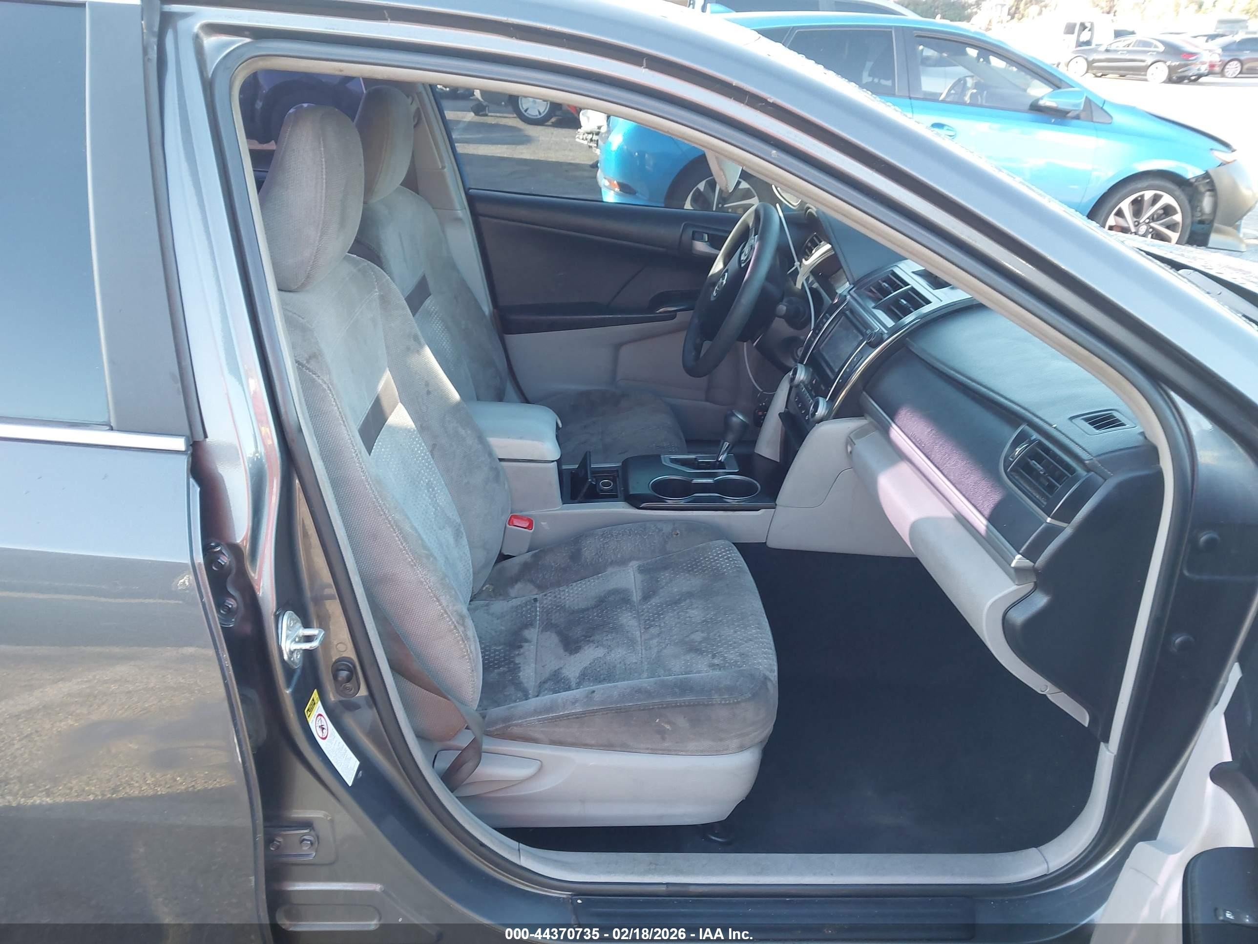 2012 Toyota Camry Le Gray vin: 4T1BF1FK0CU036785