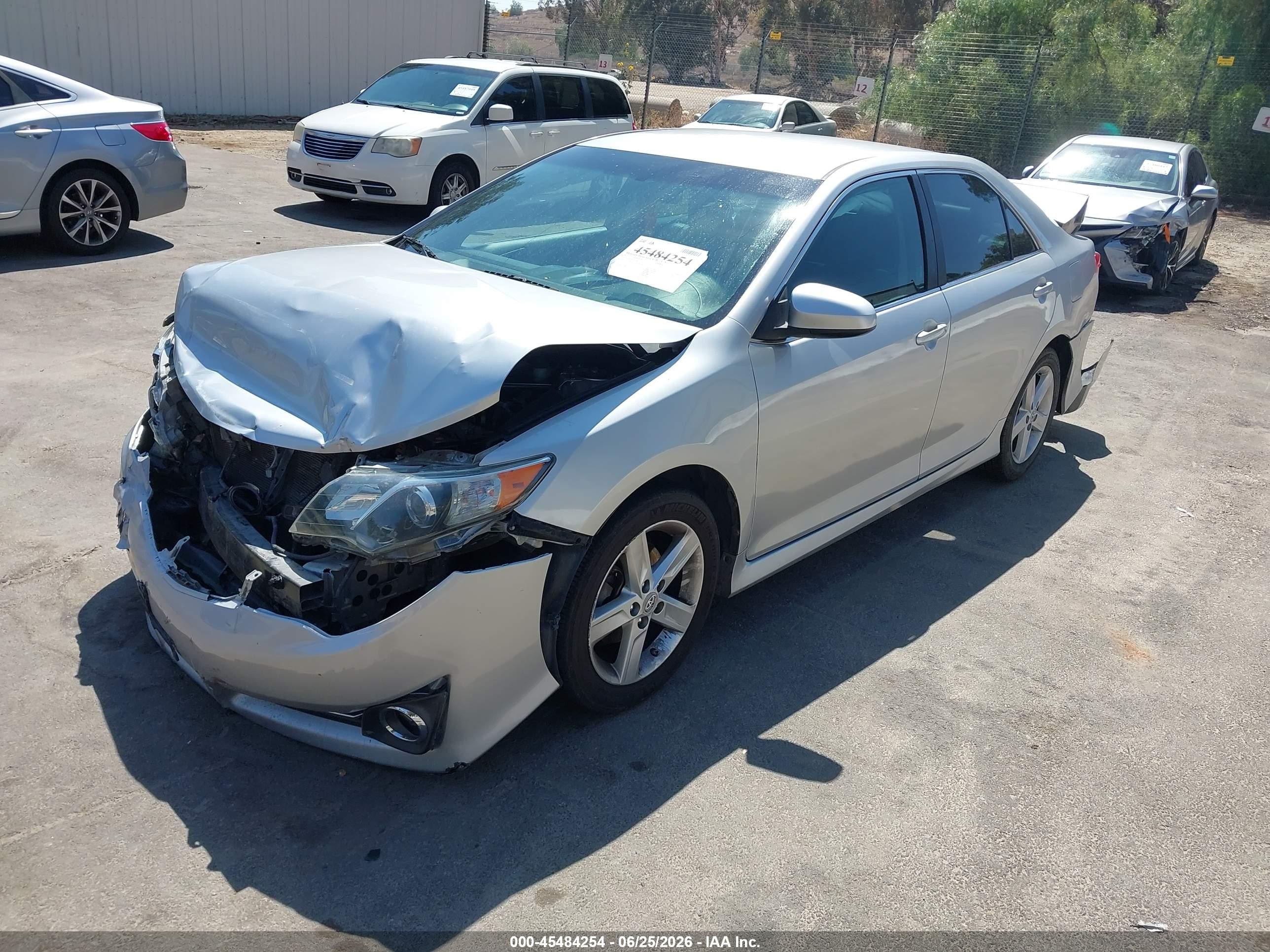 2012 Toyota Camry Se Silver vin: 4T1BF1FK0CU056227
