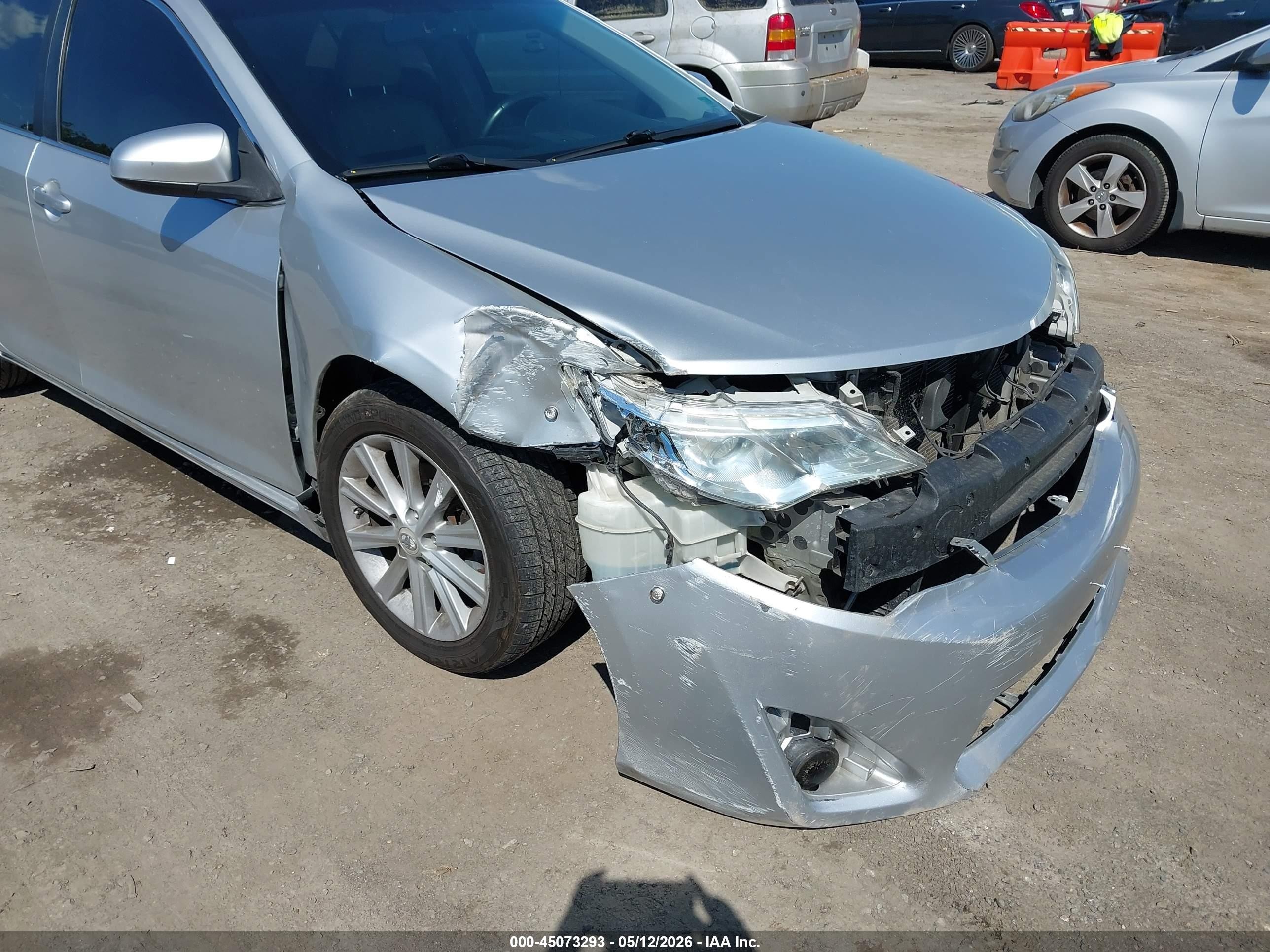 2012 Toyota Camry Xle Silver vin: 4T1BF1FK0CU066398