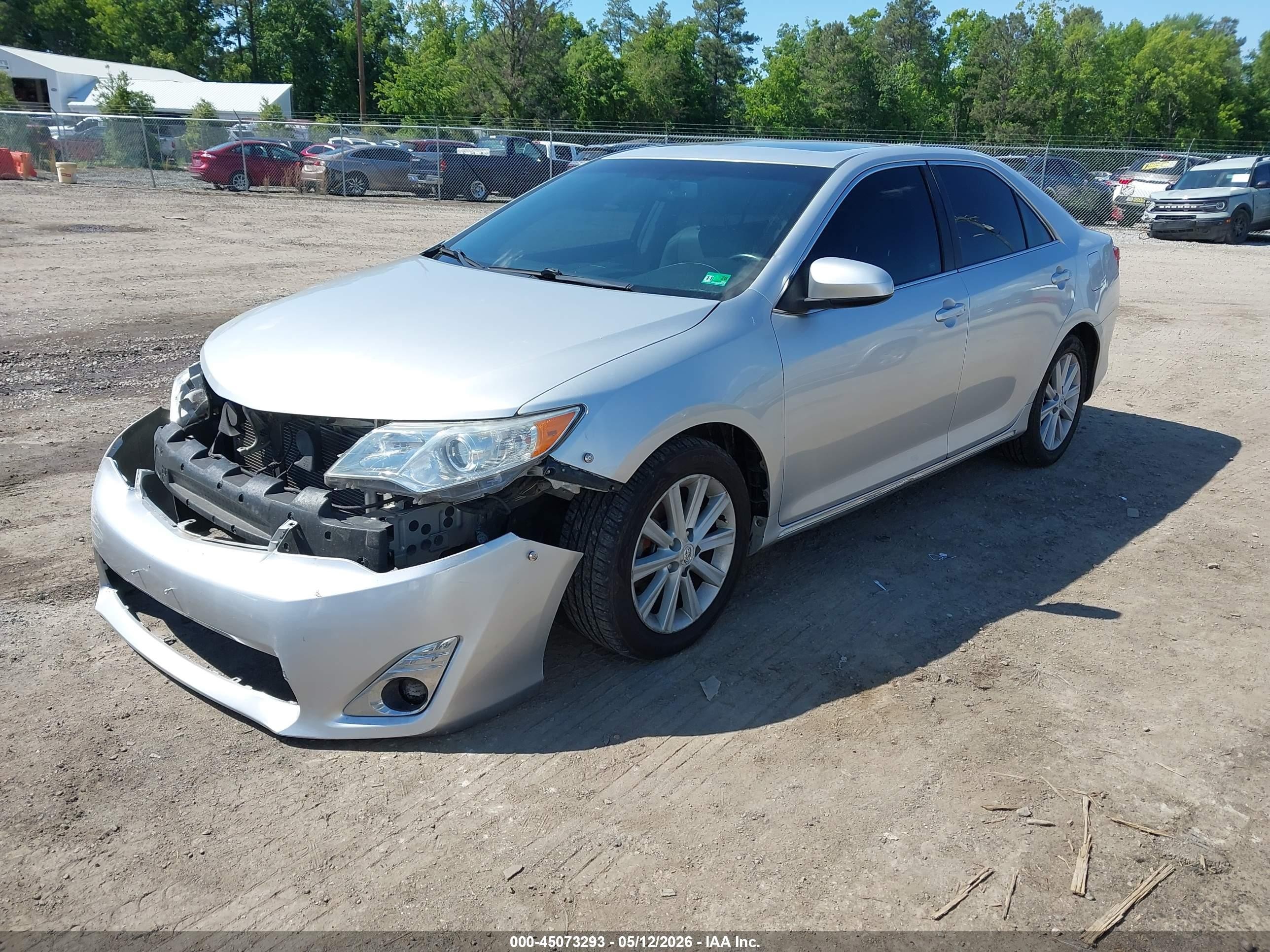 2012 Toyota Camry Xle Silver vin: 4T1BF1FK0CU066398
