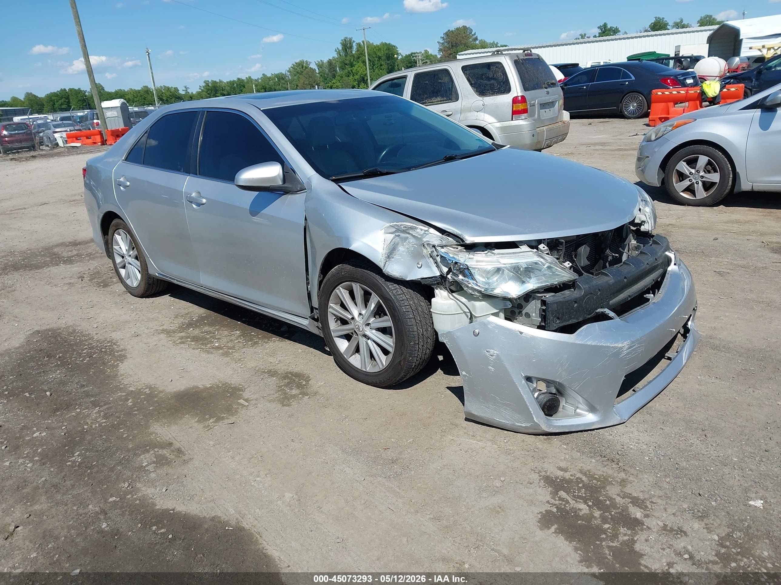 2012 Toyota Camry Xle Silver vin: 4T1BF1FK0CU066398