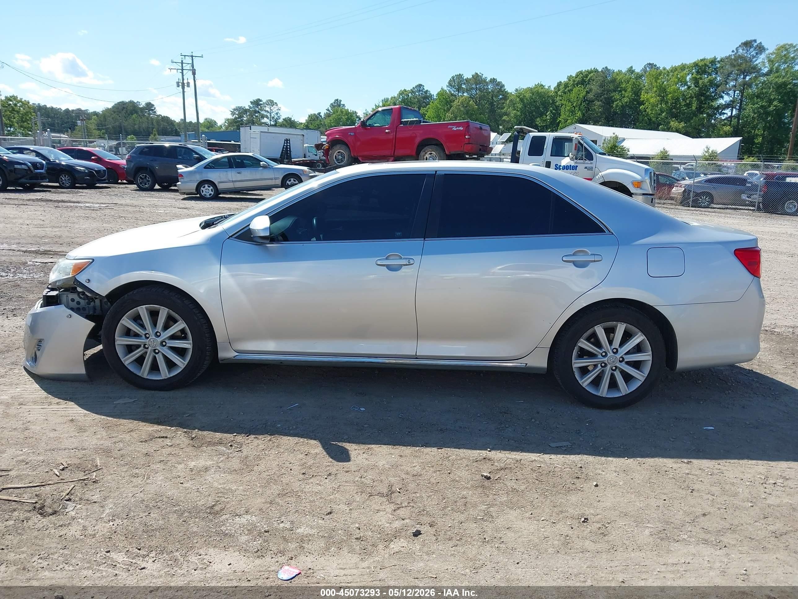 2012 Toyota Camry Xle Silver vin: 4T1BF1FK0CU066398