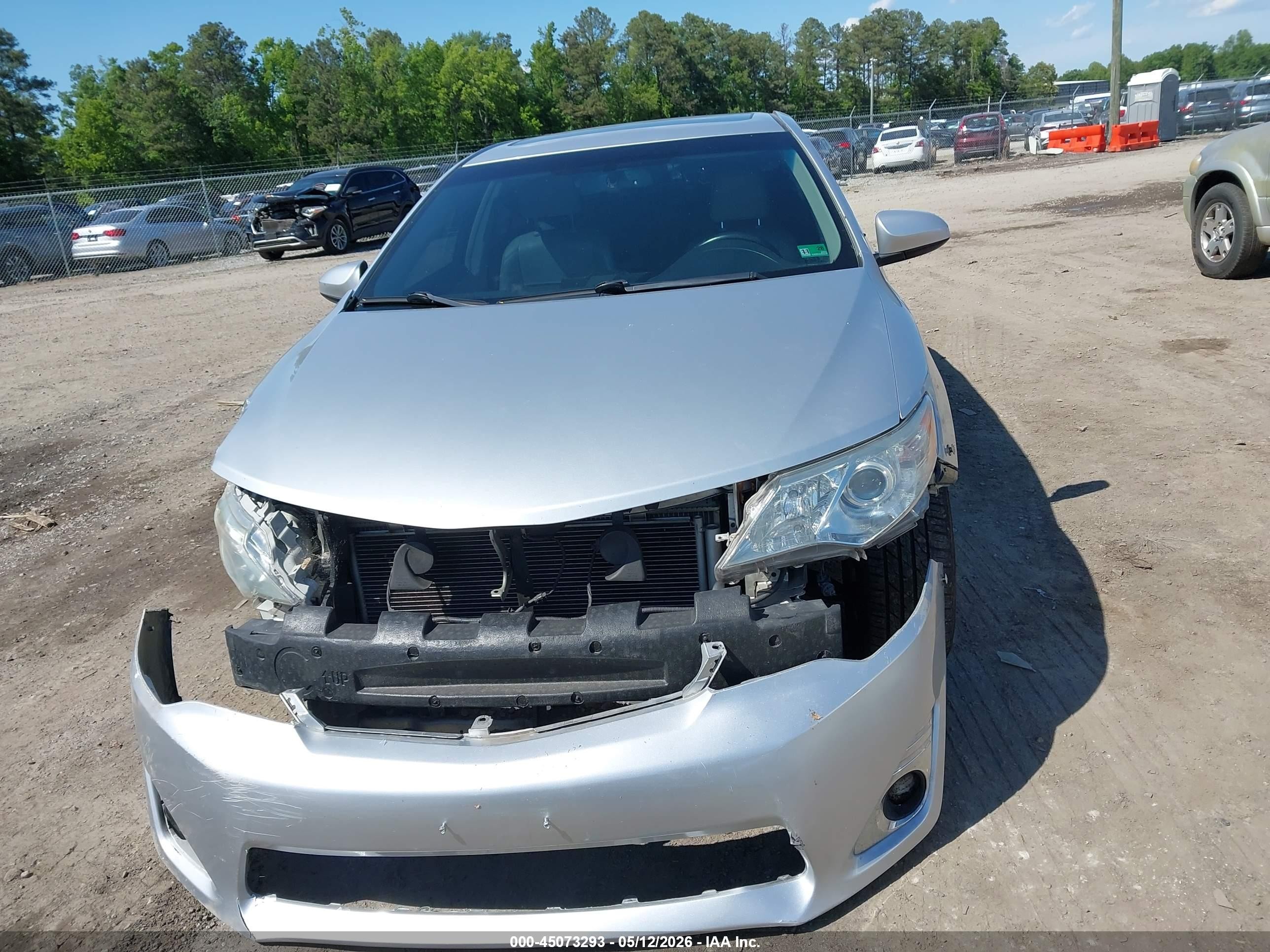 2012 Toyota Camry Xle Silver vin: 4T1BF1FK0CU066398