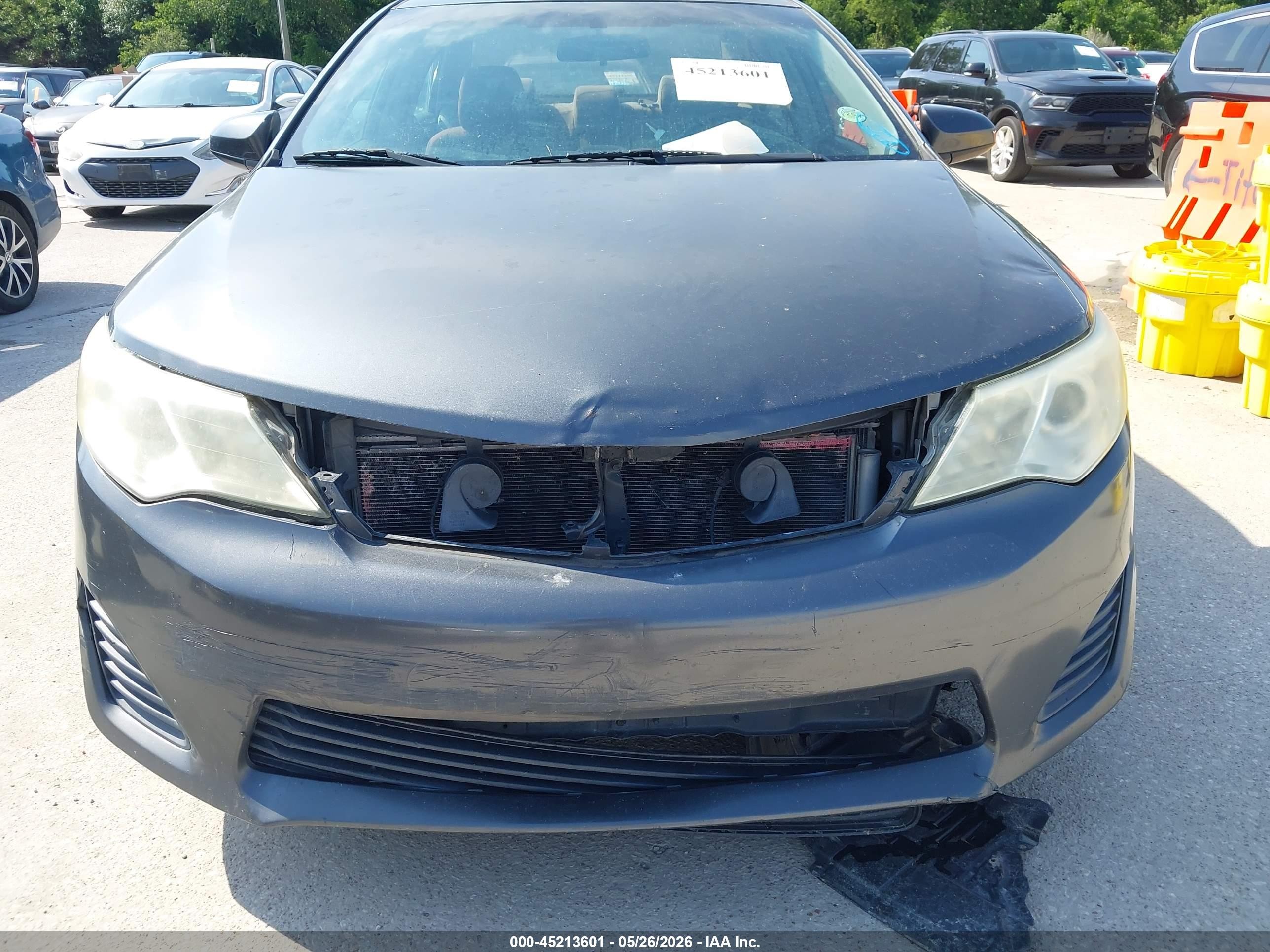 2012 Toyota Camry Le Gray vin: 4T1BF1FK0CU070273