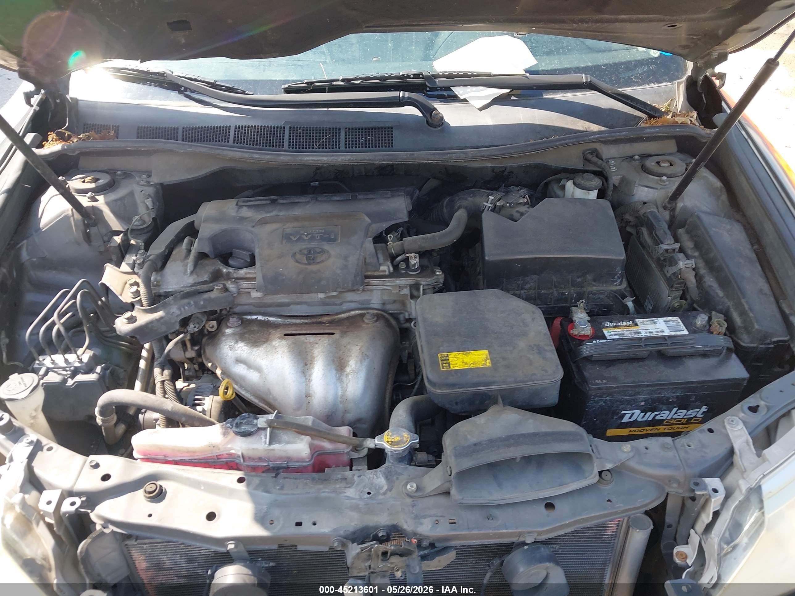 2012 Toyota Camry Le Gray vin: 4T1BF1FK0CU070273