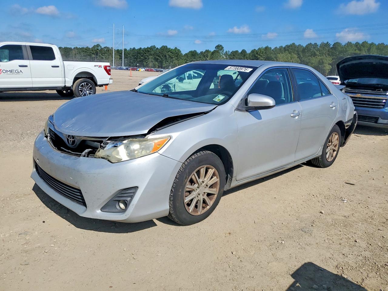 2012 Toyota Camry Base/le/se/xle Silver vin: 4T1BF1FK0CU072427