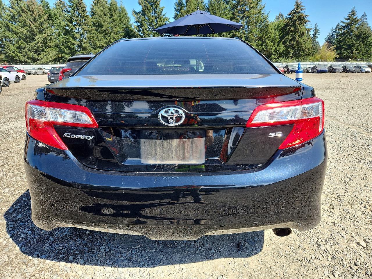 2012 Toyota Camry Se Black vin: 4T1BF1FK0CU074565