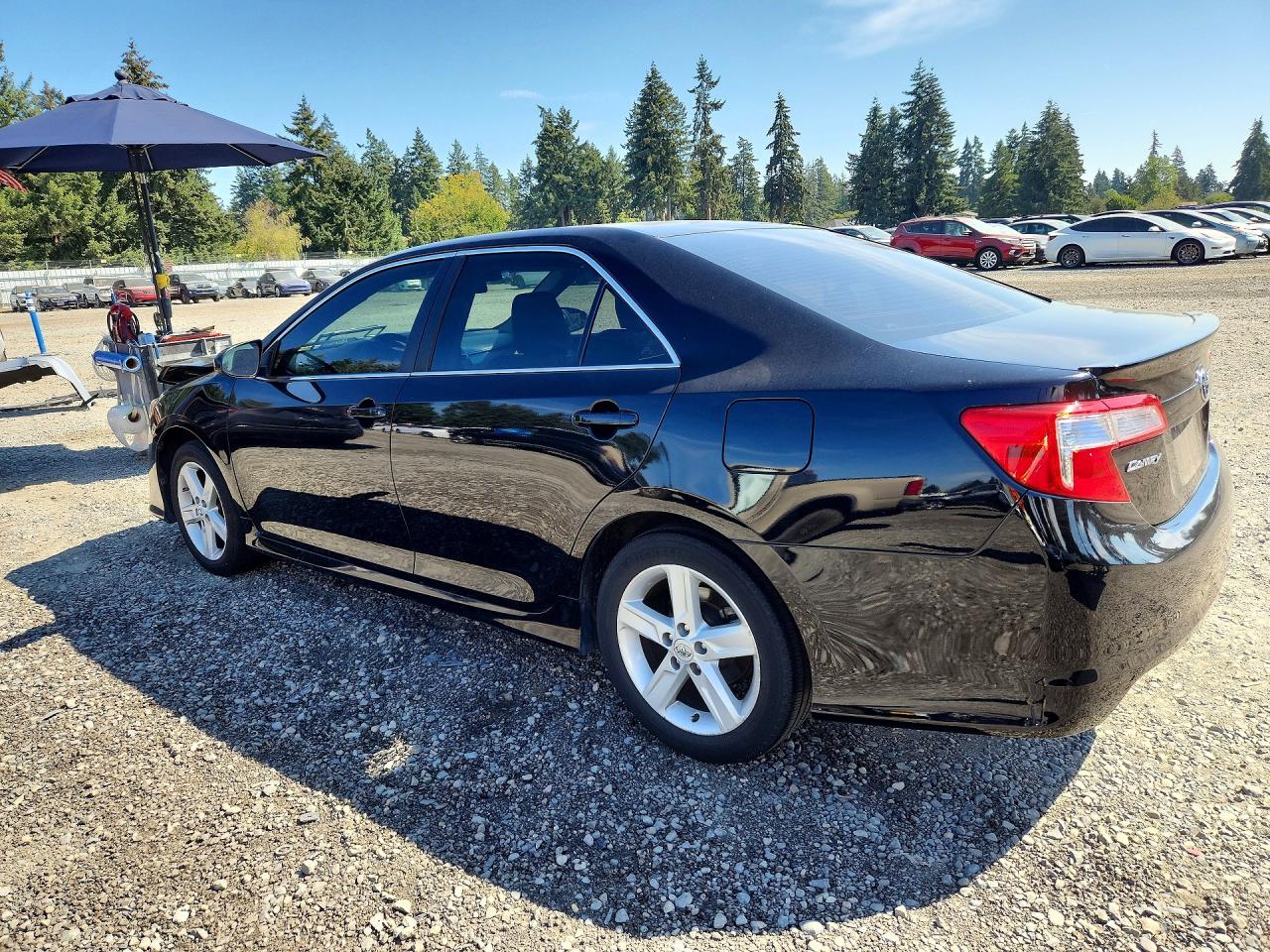 2012 Toyota Camry Se Black vin: 4T1BF1FK0CU074565