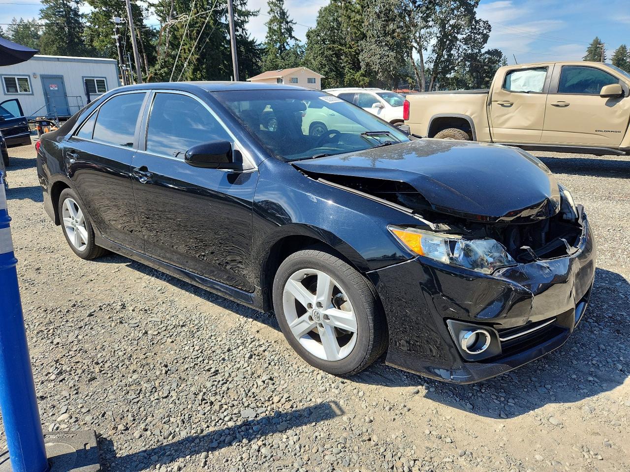 2012 Toyota Camry Se Black vin: 4T1BF1FK0CU074565