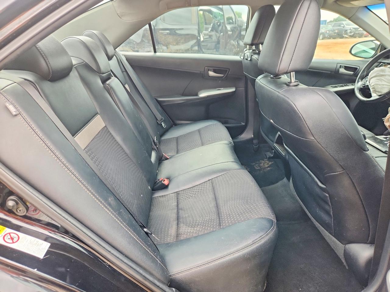 2012 Toyota Camry Se Black vin: 4T1BF1FK0CU083542