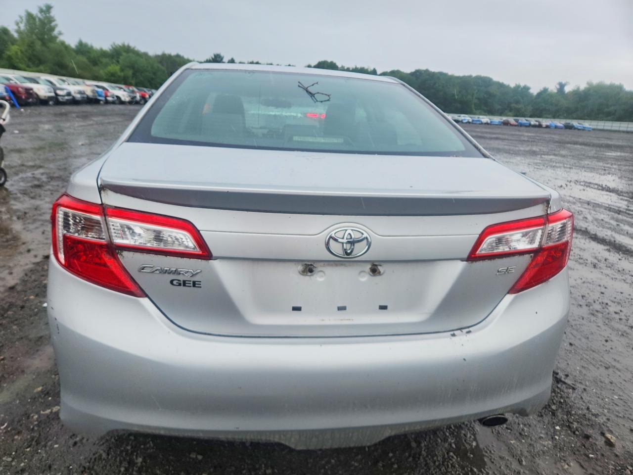 2012 Toyota Camry Se Silver vin: 4T1BF1FK0CU084433