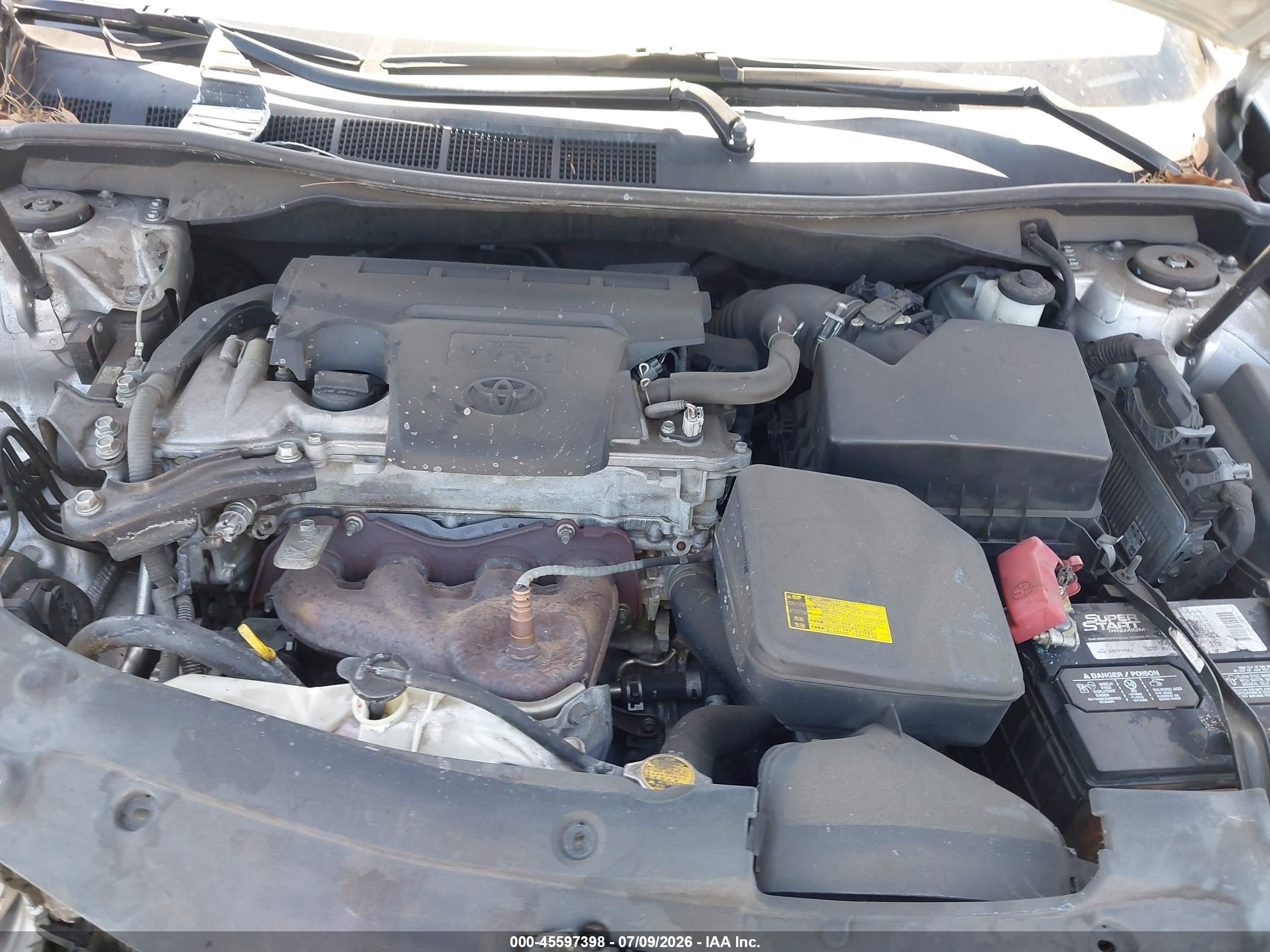 2012 Toyota Camry Le Серебряный vin: 4T1BF1FK0CU084920