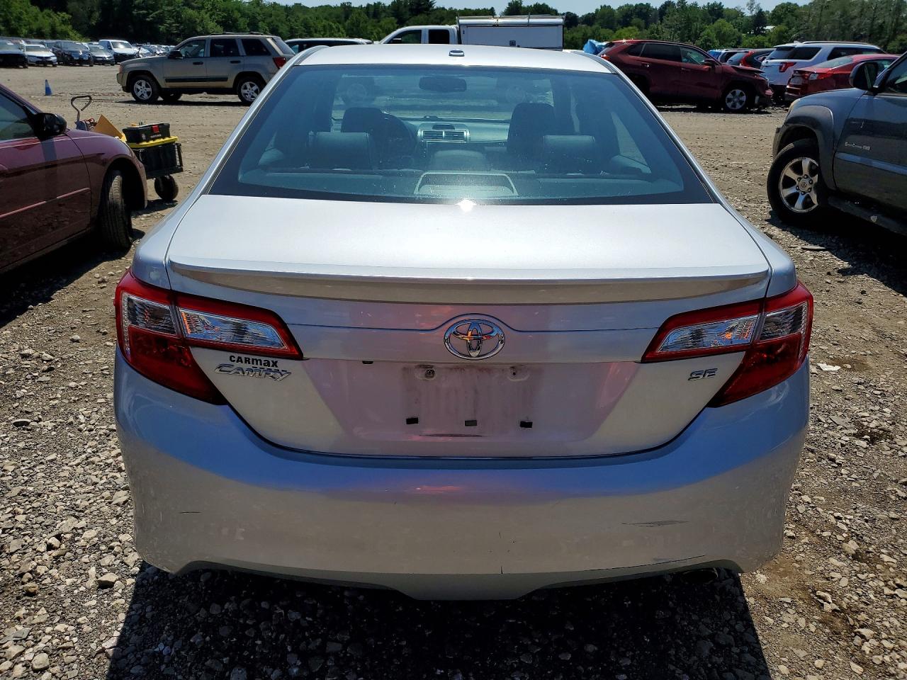 2012 Toyota Camry Se Silver vin: 4T1BF1FK0CU085825
