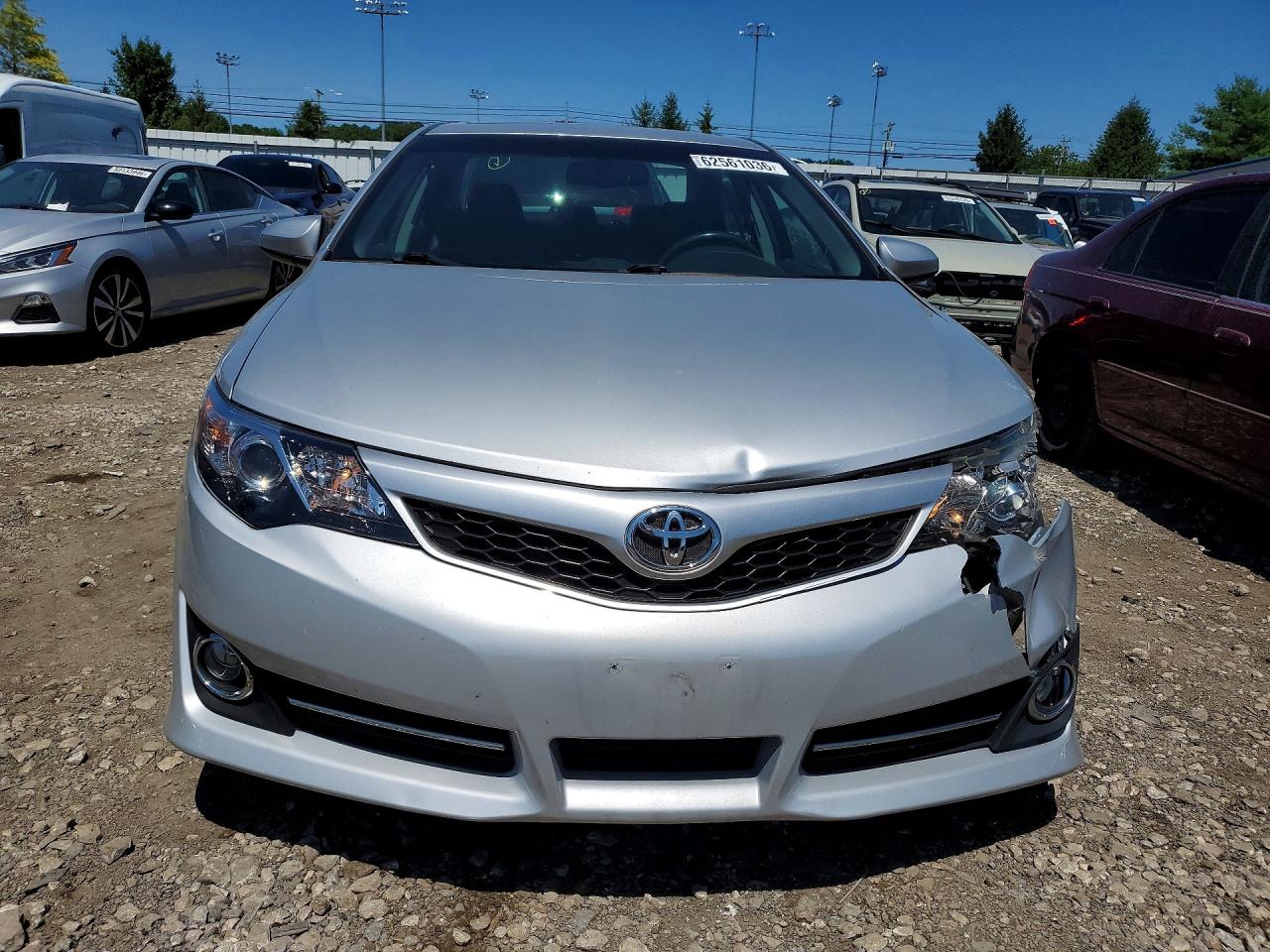 2012 Toyota Camry Se Silver vin: 4T1BF1FK0CU085825